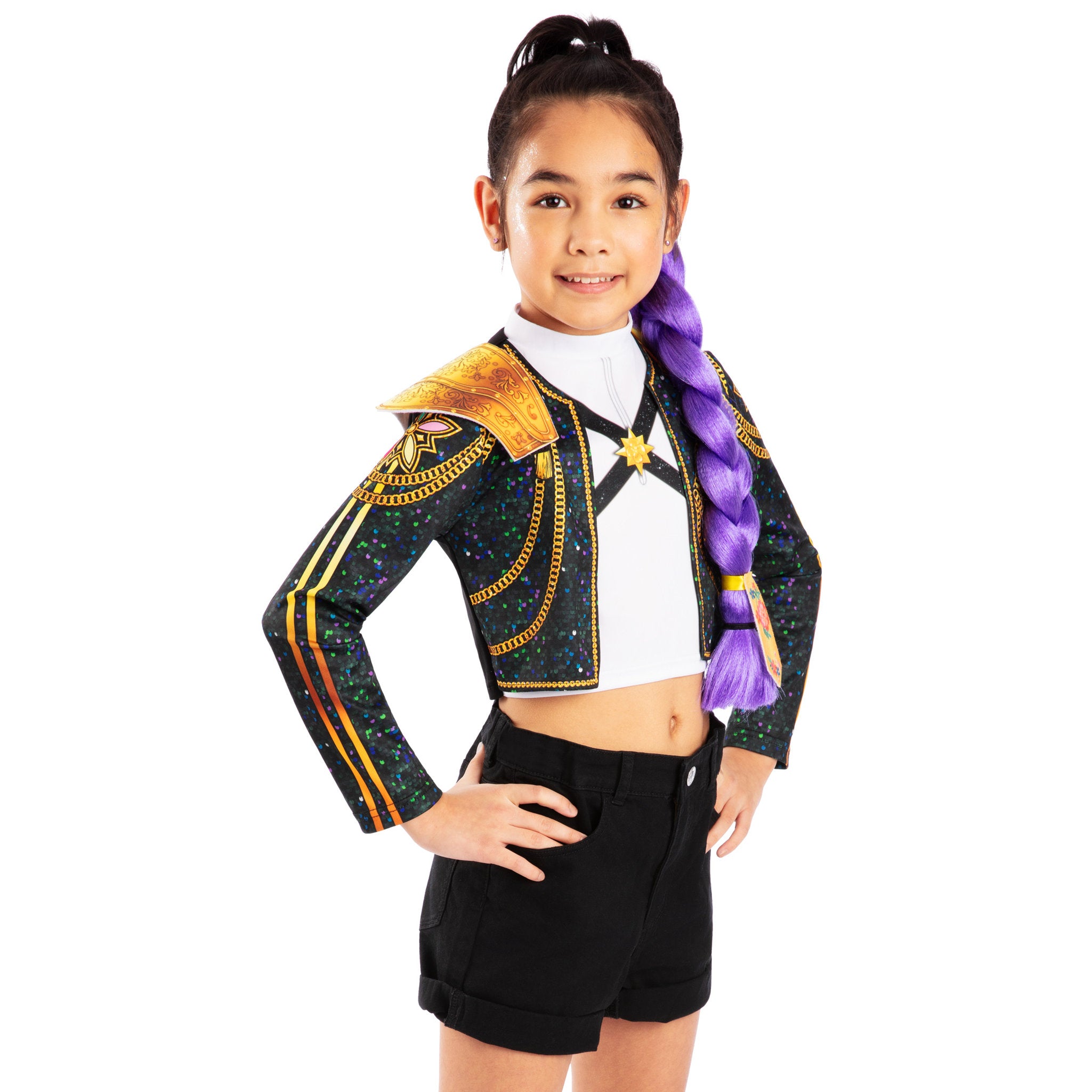 KPop Demon Hunters HUNTR/X Deluxe Clip On Hair Braid 40cm - Rumi