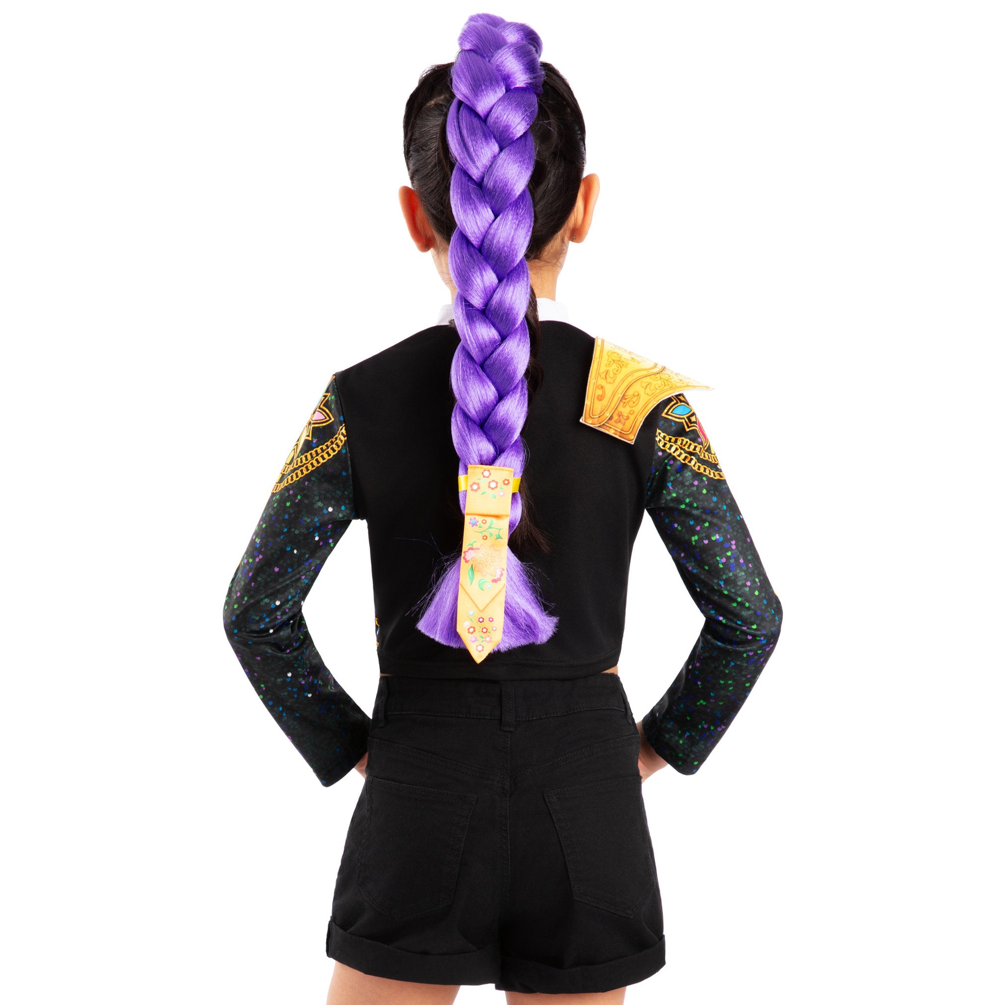 KPop Demon Hunters HUNTR/X Deluxe Clip On Hair Braid 65cm - Rumi