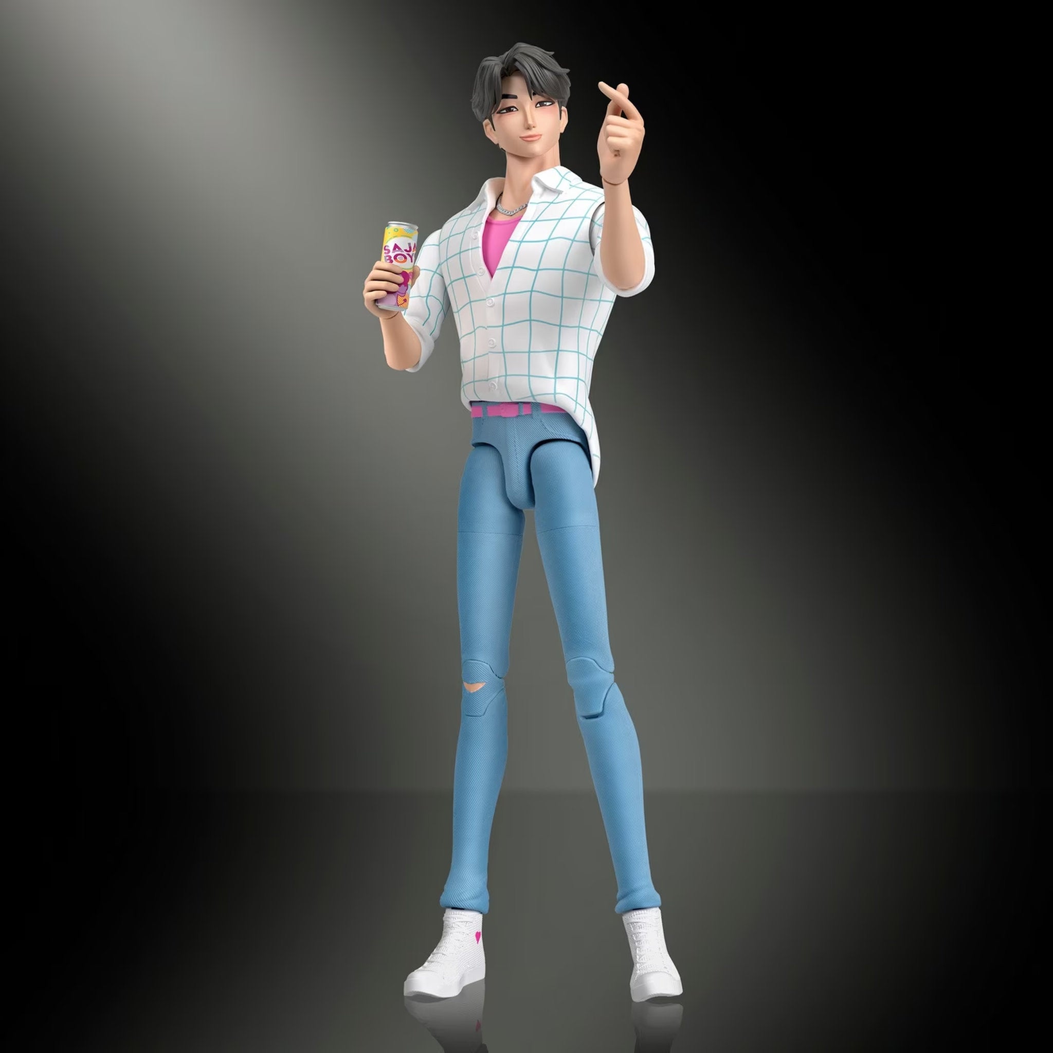 KPop Demon Hunters Saja Boys Soda Pop 6 Inch Action Figure - Jinu