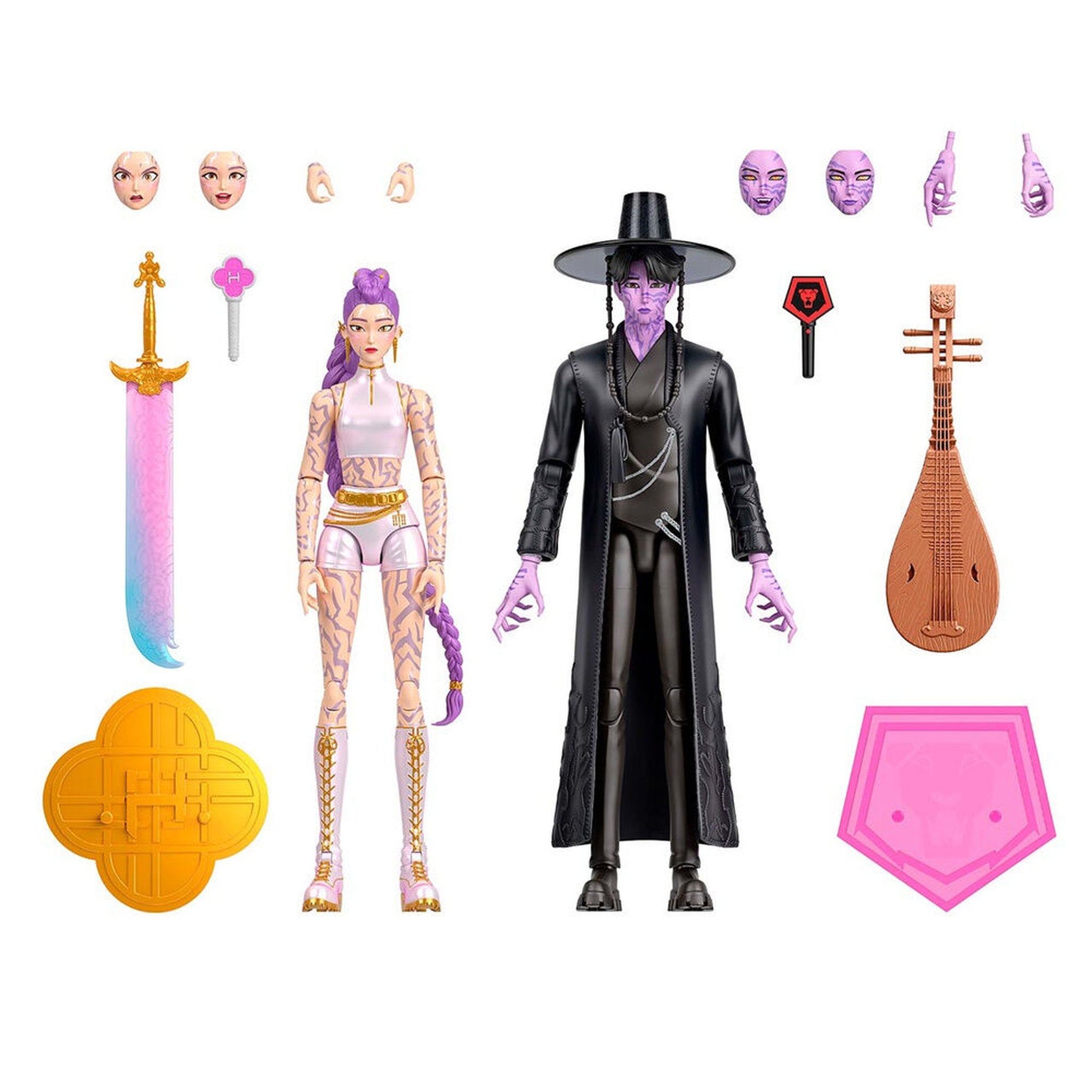 KPop Demon Hunters 6.5 Inch Blister Final Battle Action Figure 2 Pack - Rumi & Jinu