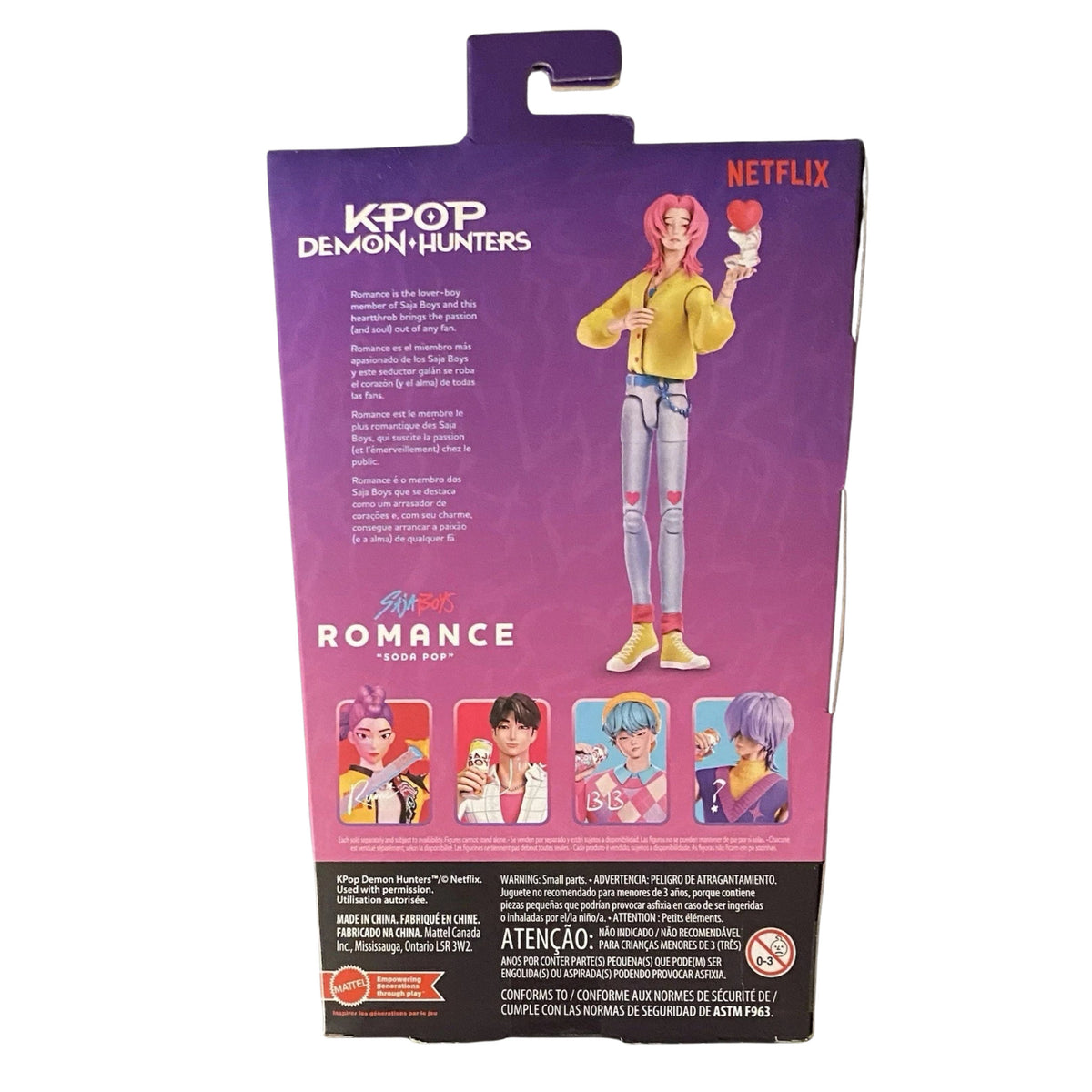 KPop Demon Hunters Saja Boys Soda Pop 6 Inch Action Figure - Romance