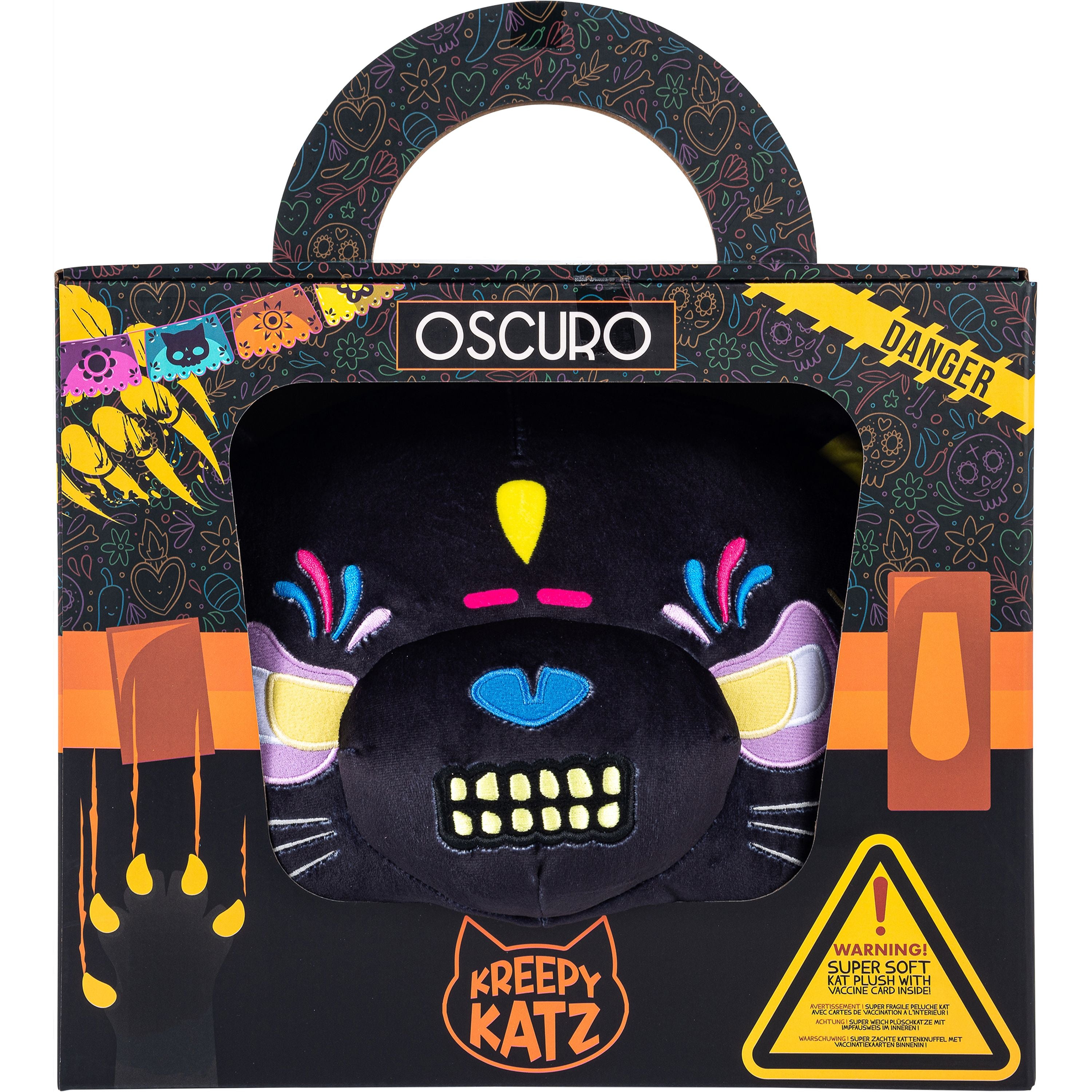 Kreepy Katz Carrier 30cm Plush - Oscuro