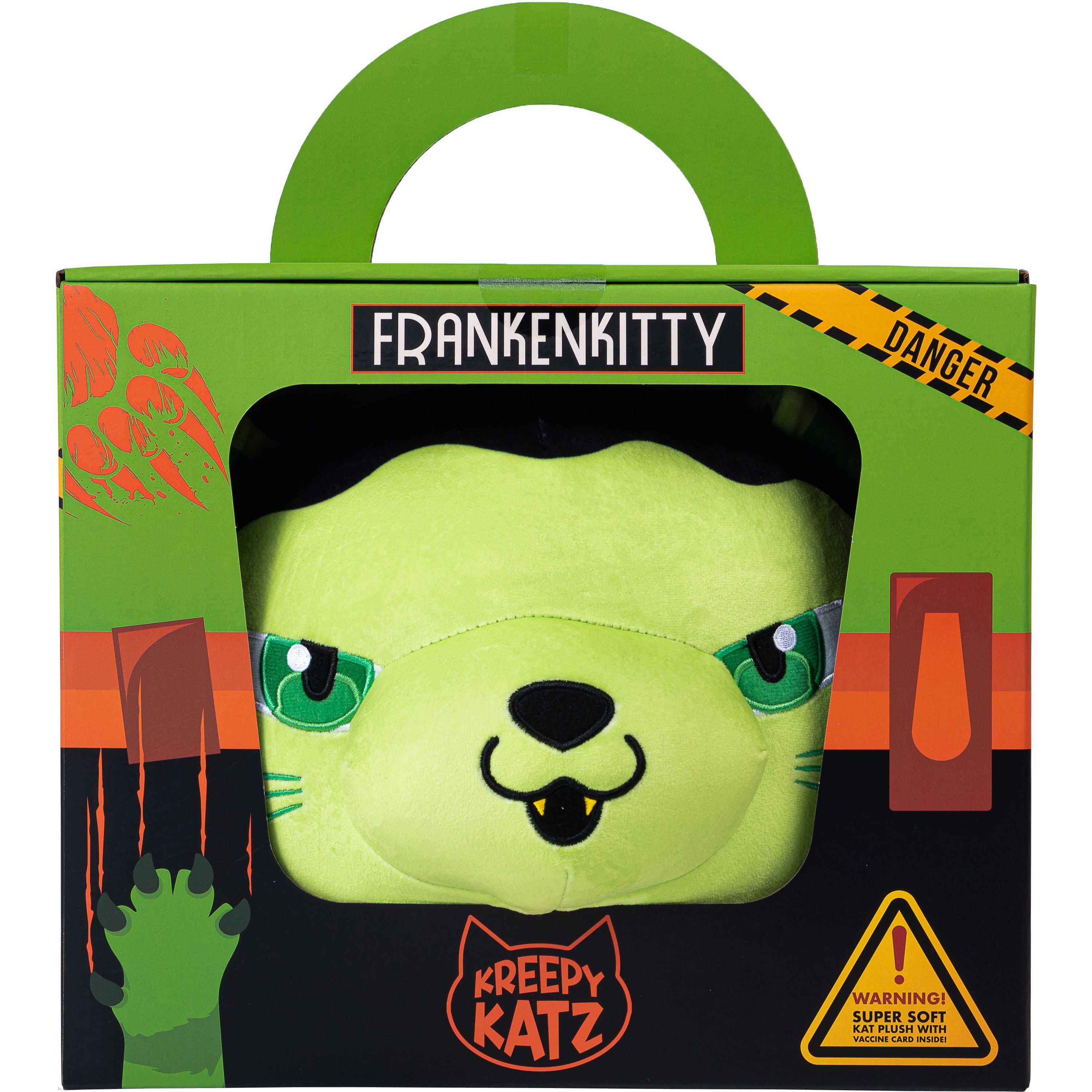 Kreepy Katz Carrier 30cm Plush - Frankenkitty
