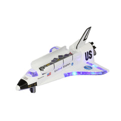 LARGE SPACE SHUTTLE WITH LIGHTS AND SOUND