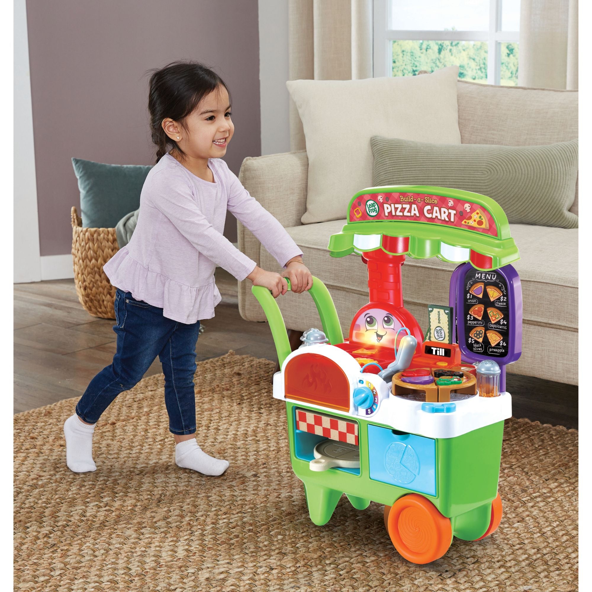 LEAPFROG BUILDASLICE PIZZA CART Toyworld Australia