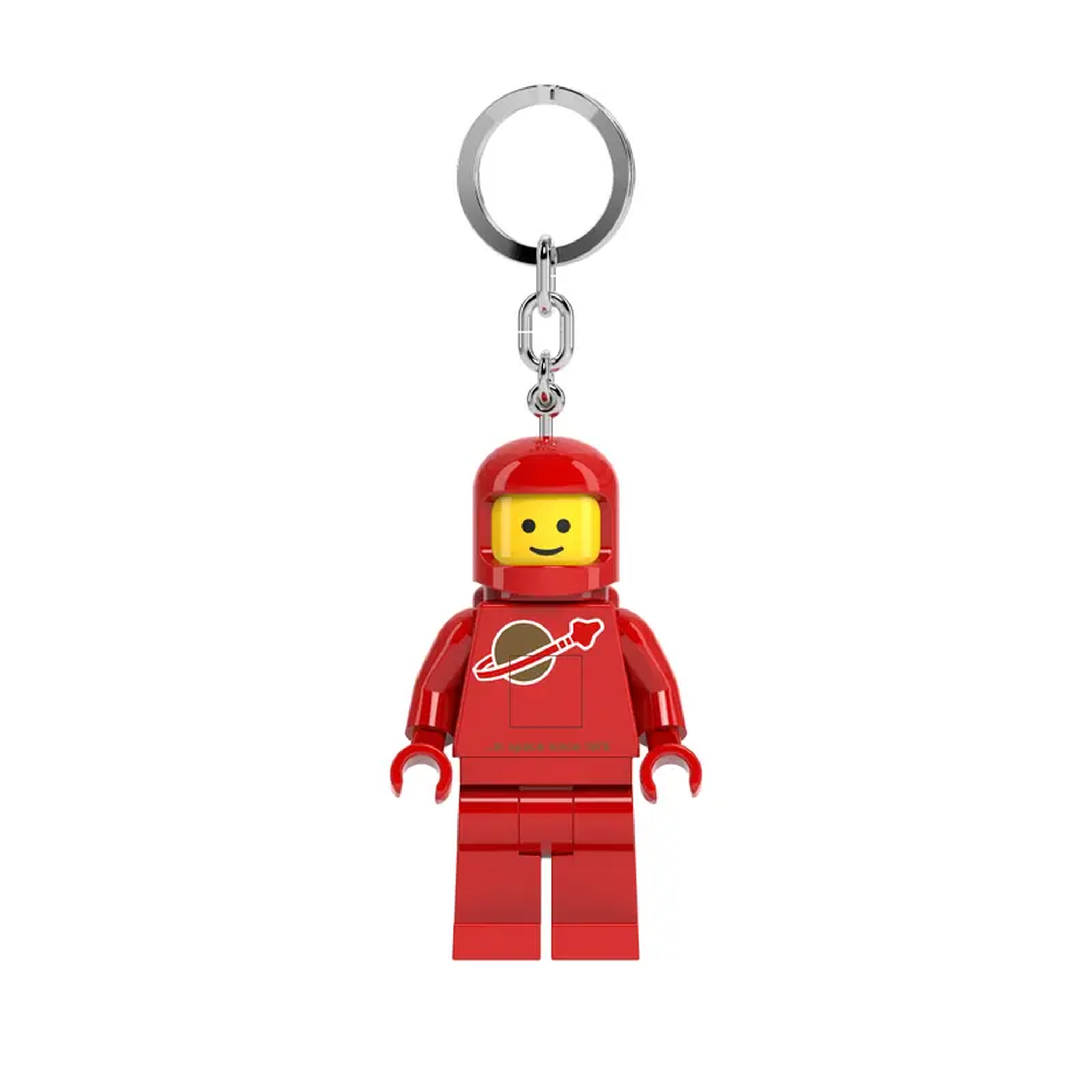 LEGO Minifigures Keychain Light Spaceman Red