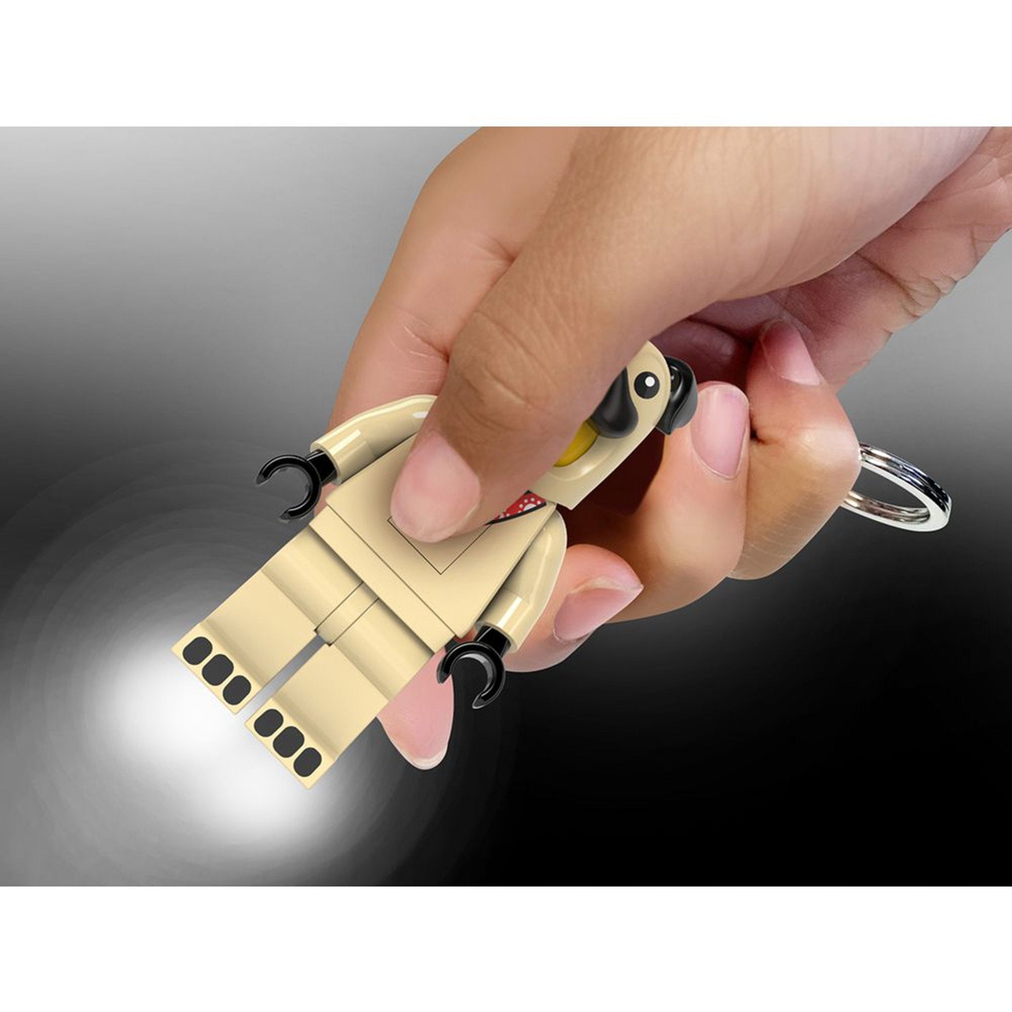 LEGO Minifigures Keychain LED Key Light Pug