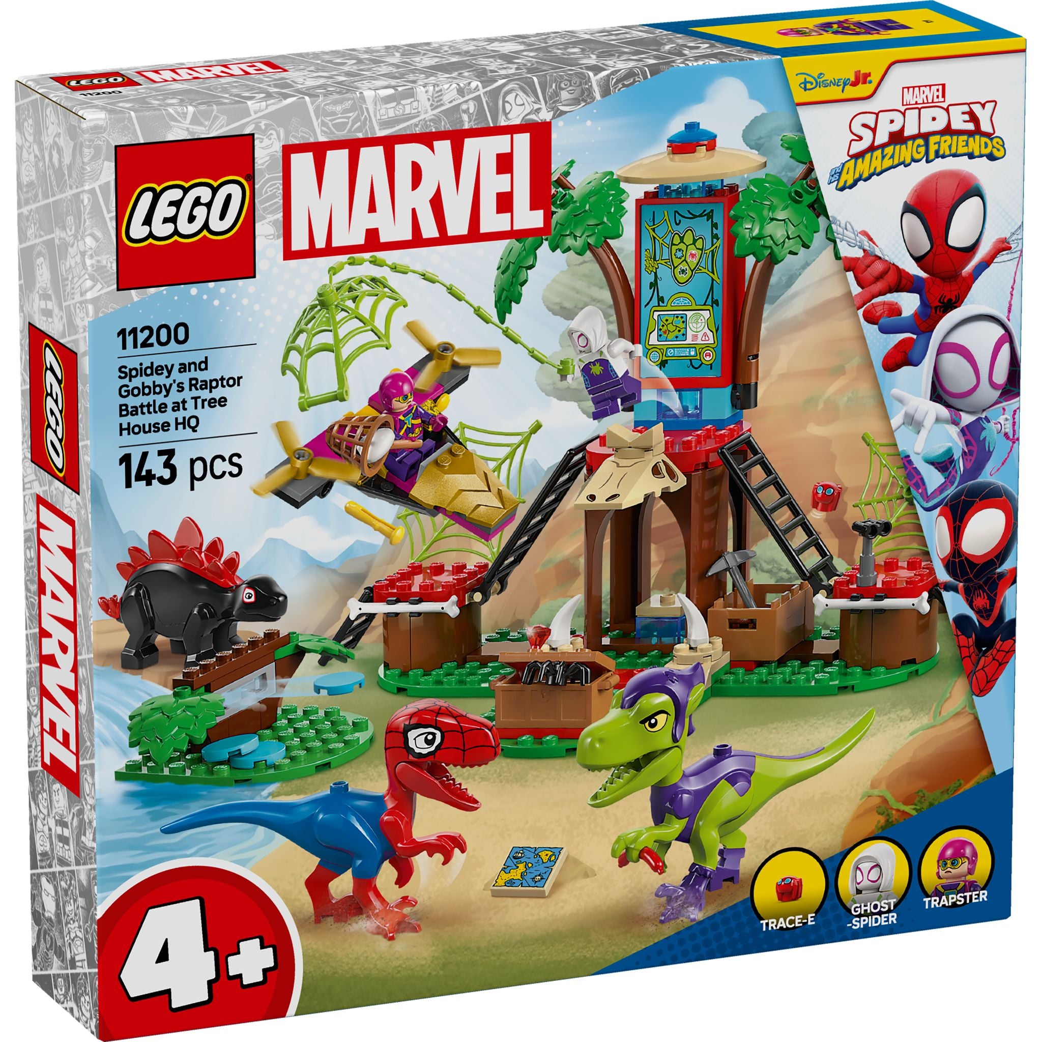 Marvel Raptra LEGO 11200 Marvel Spidey and His Amazing Friends Spidey and Gobby's Ra ...