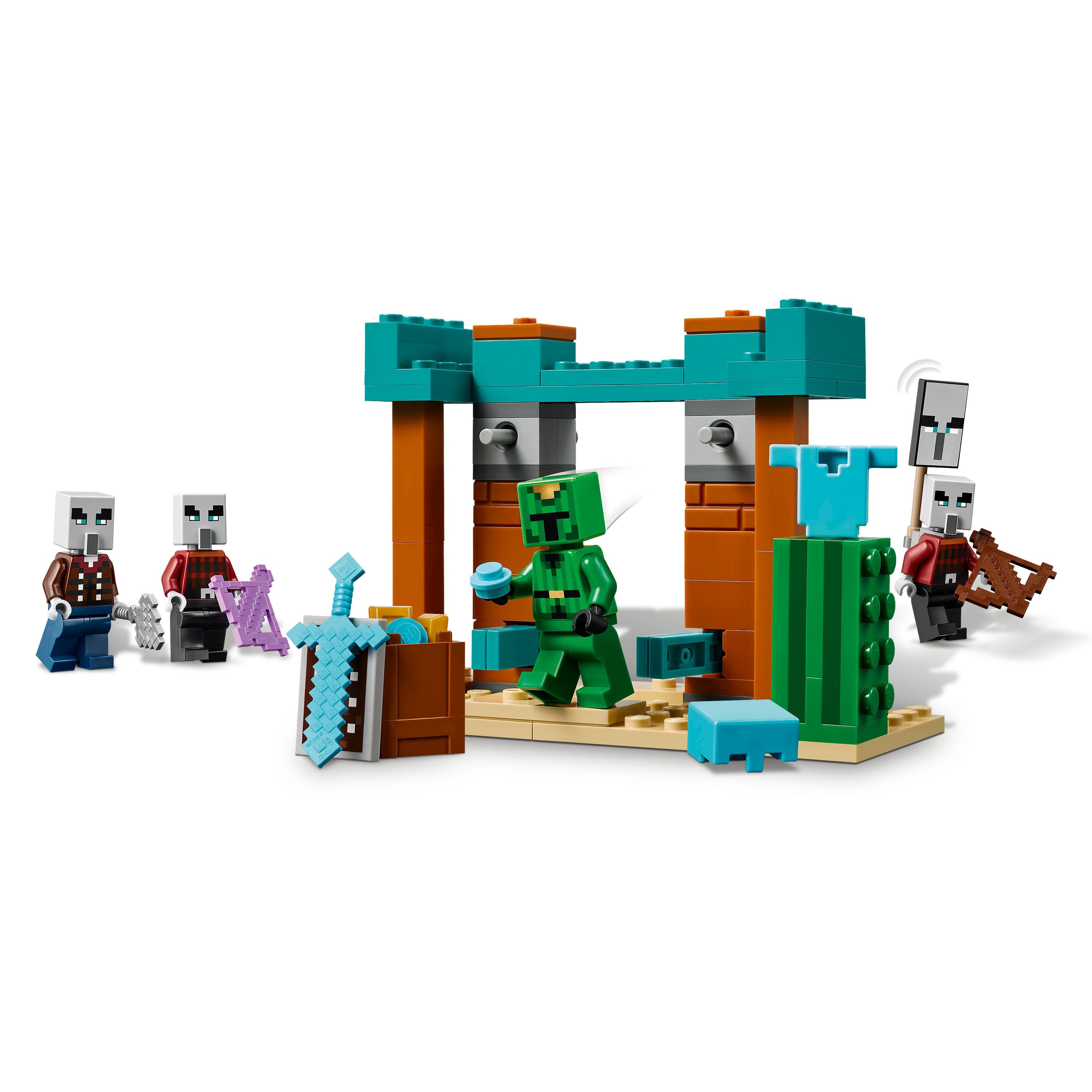 LEGO 21267 Minecraft The Illager Desert Patrol