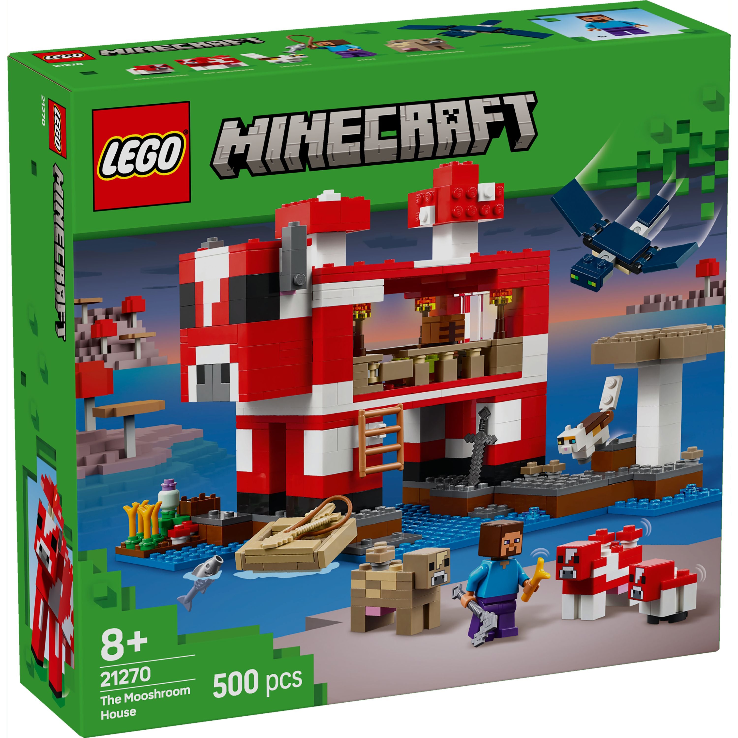 LEGO 21270 Minecraft The Mooshroom House