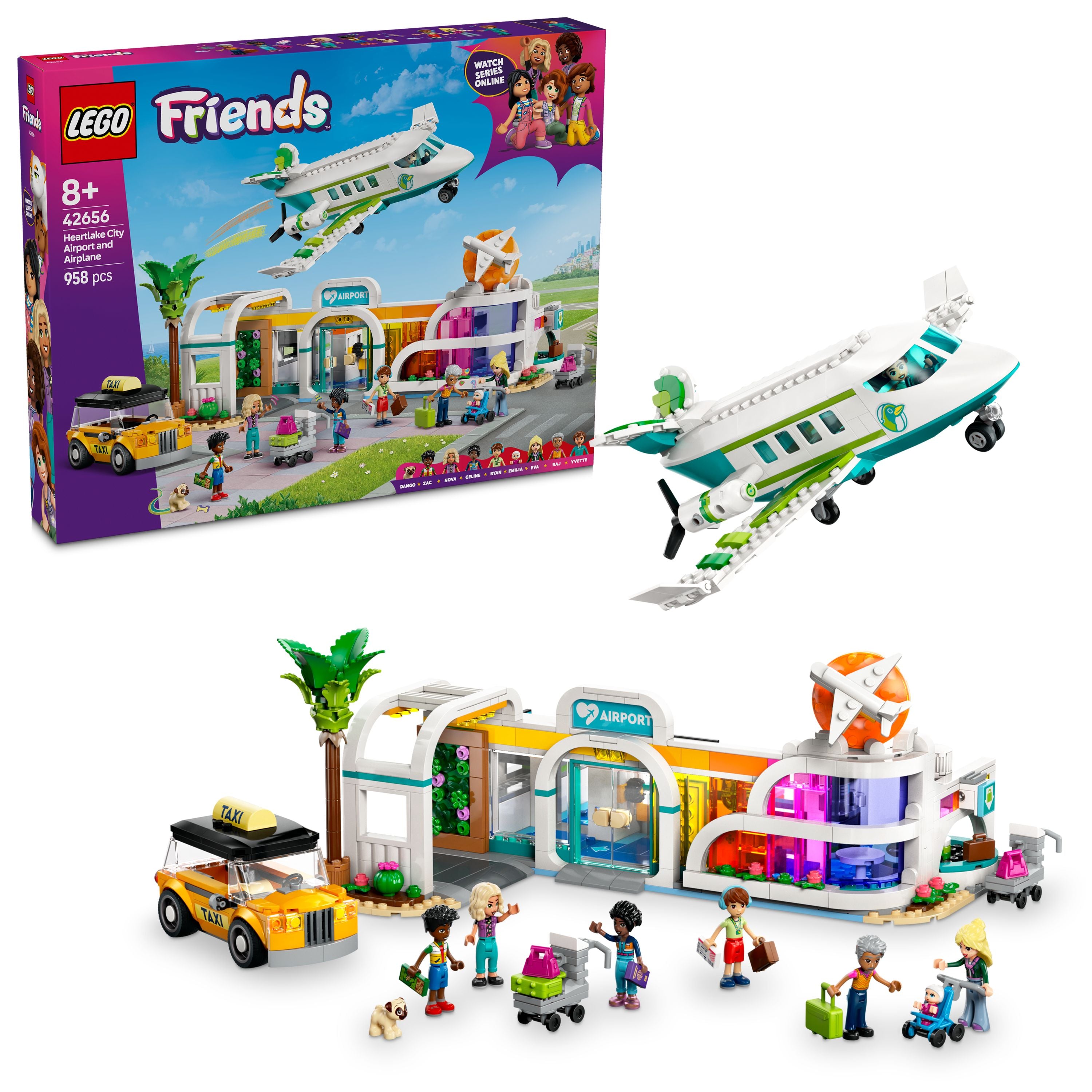 LEGO 42656 Friends Heartlake City Airport and Airplane