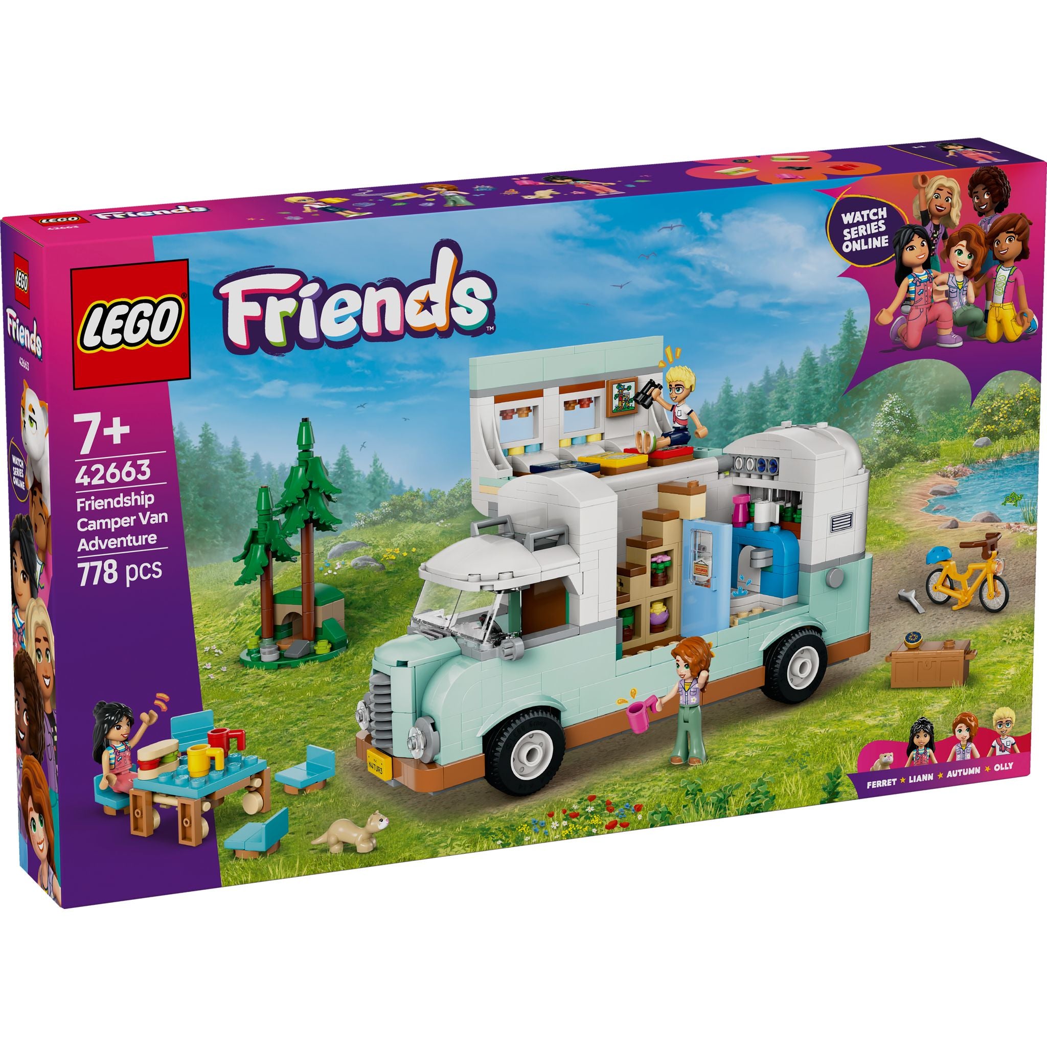 LEGO 42663 Friends Friendship Camper Van Adventure