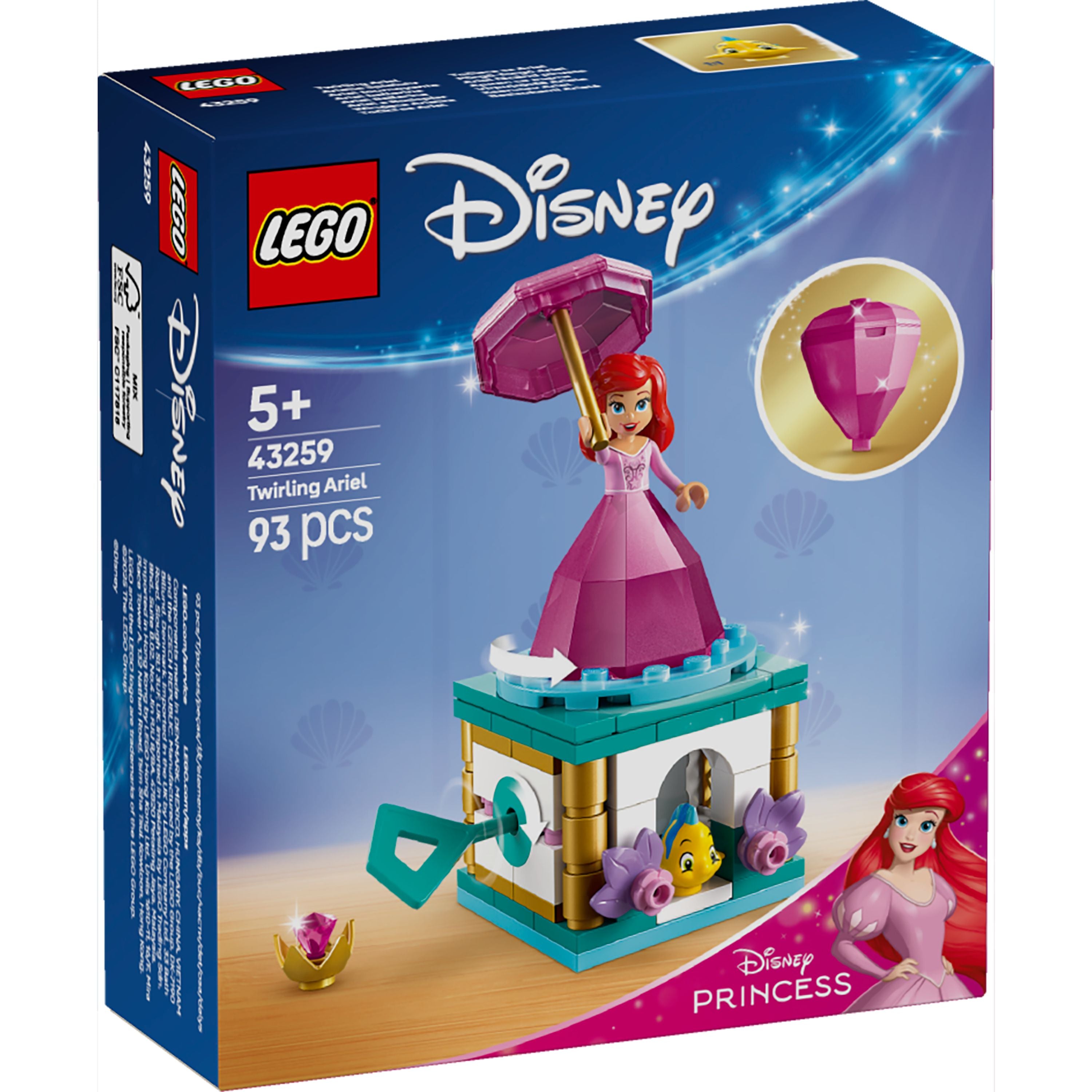 LEGO 43259 Disney Princess Twirling Ariel