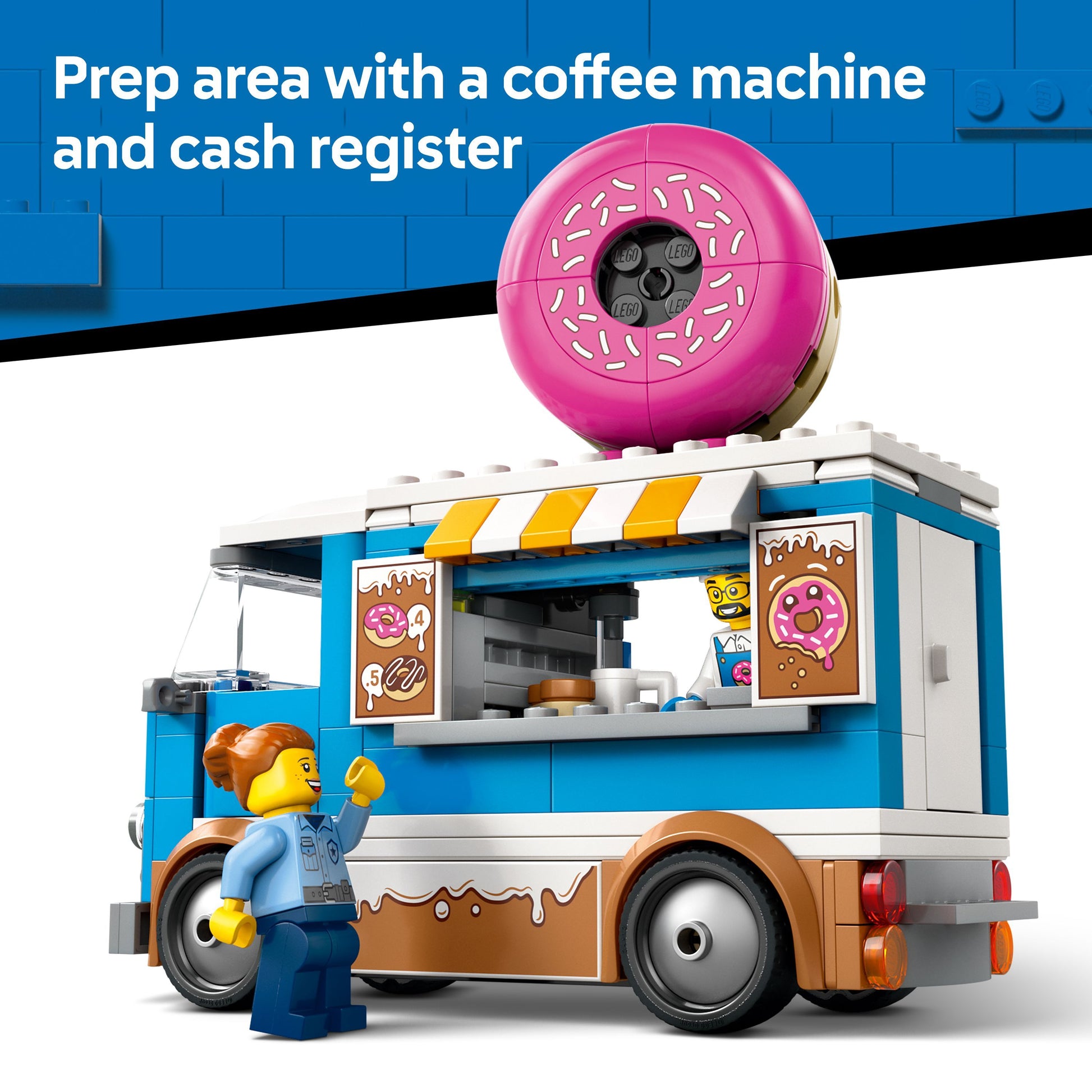 LEGO 60452 City Donut Truck – Toyworld Australia