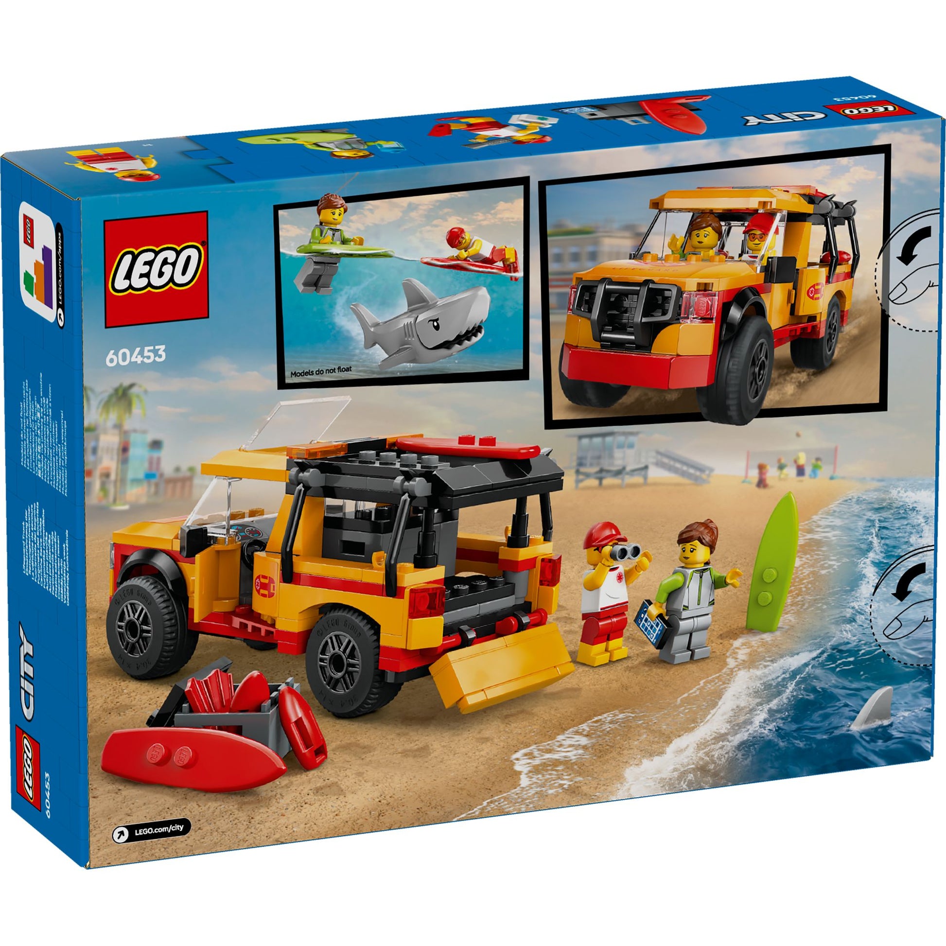 LEGO 60453 City Lifeguard Beach Rescue Truck - Toyworld Australia