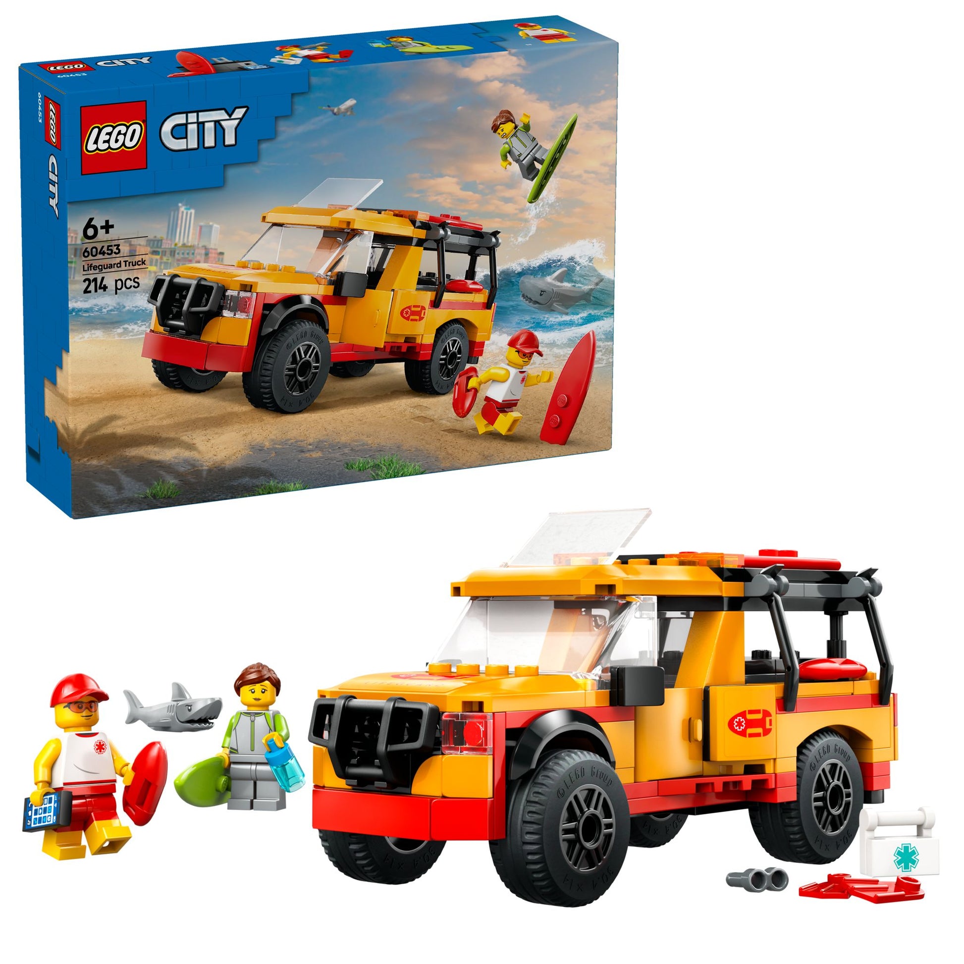 LEGO 60453 City Lifeguard Beach Rescue Truck - Toyworld Australia