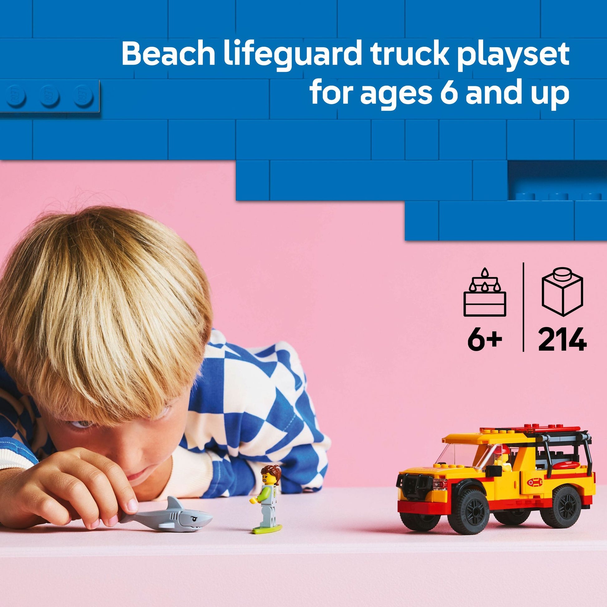 LEGO 60453 City Lifeguard Beach Rescue Truck - Toyworld Australia