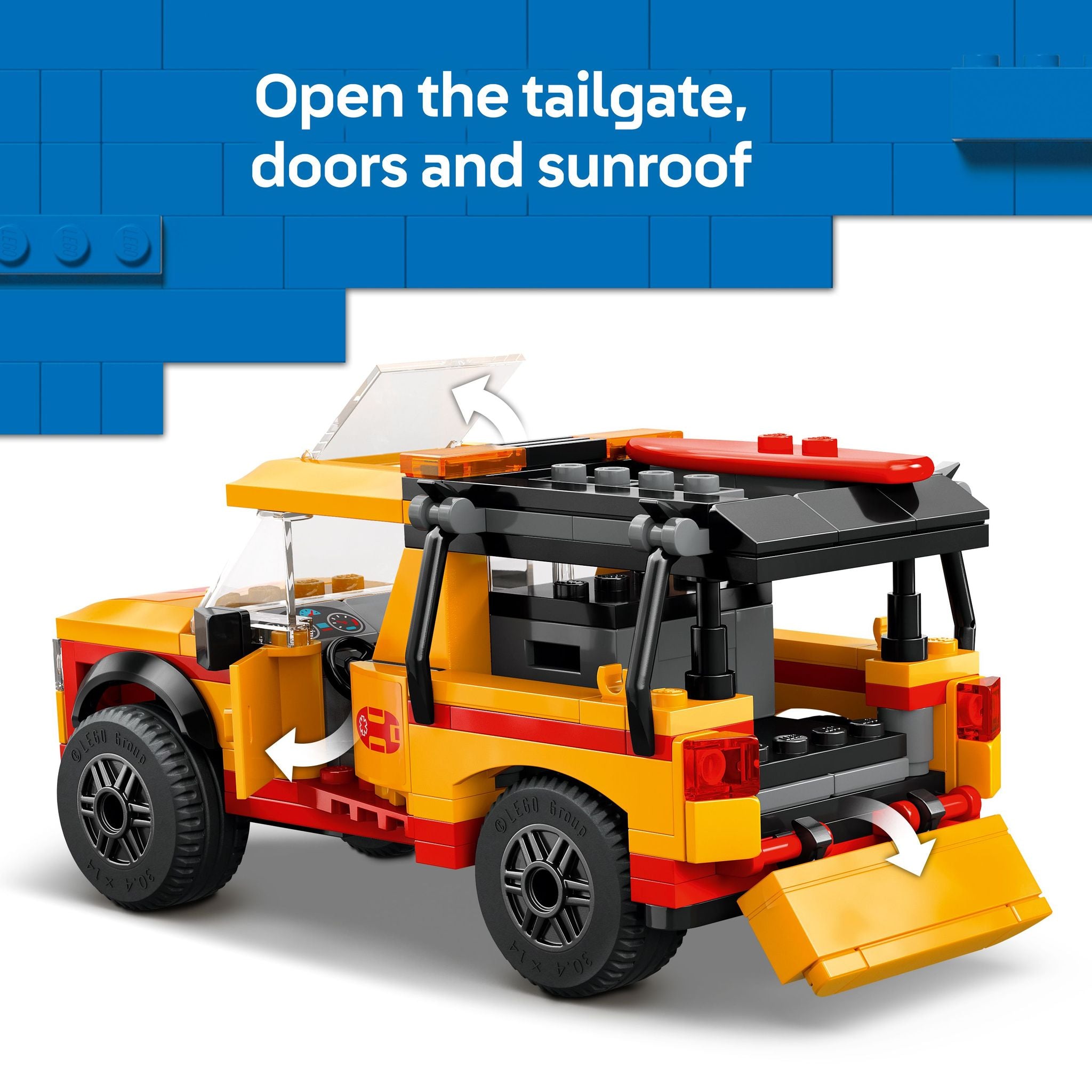 LEGO 60453 City Lifeguard Beach Rescue Truck - Toyworld Australia