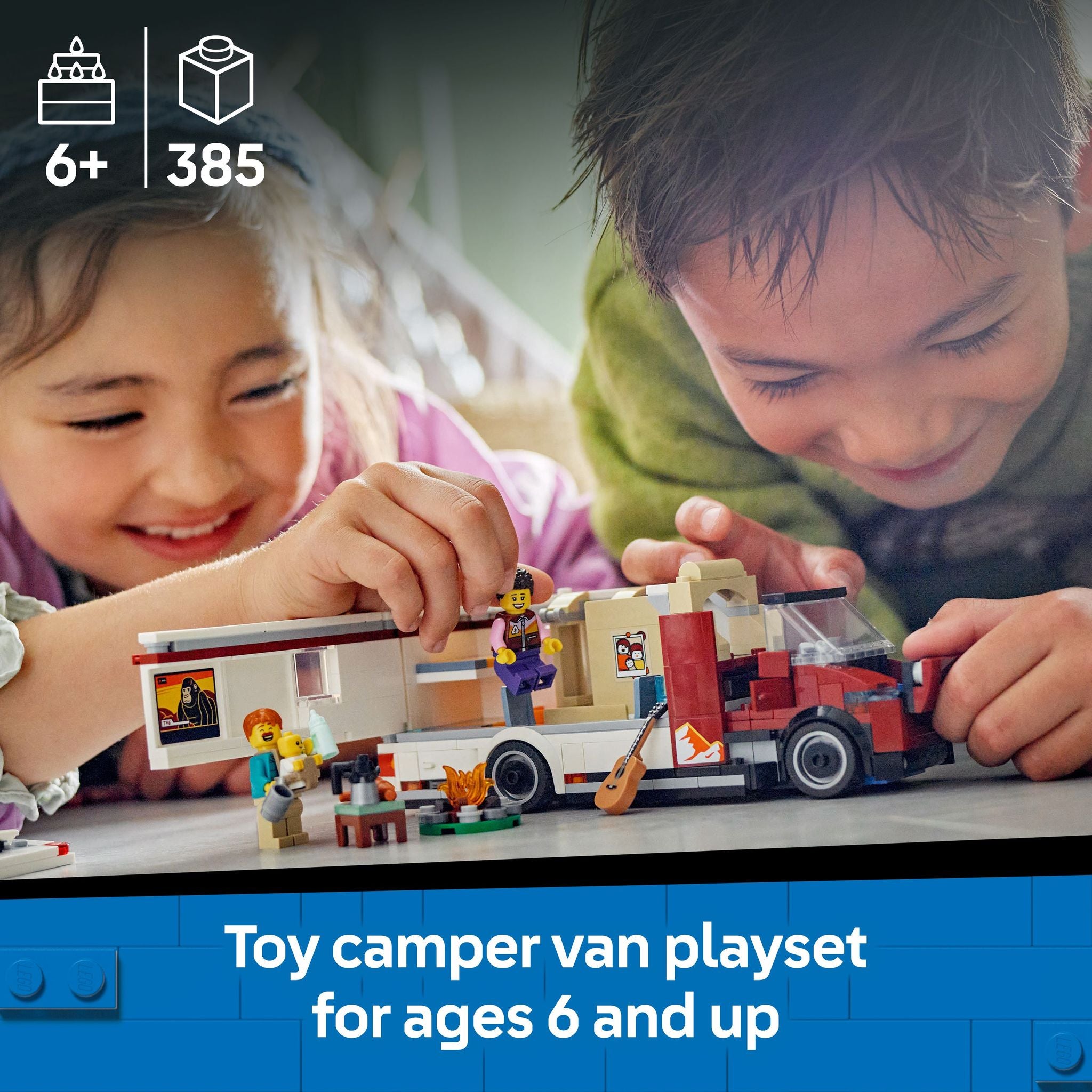 LEGO 60454 City Holiday Adventure Camper Van