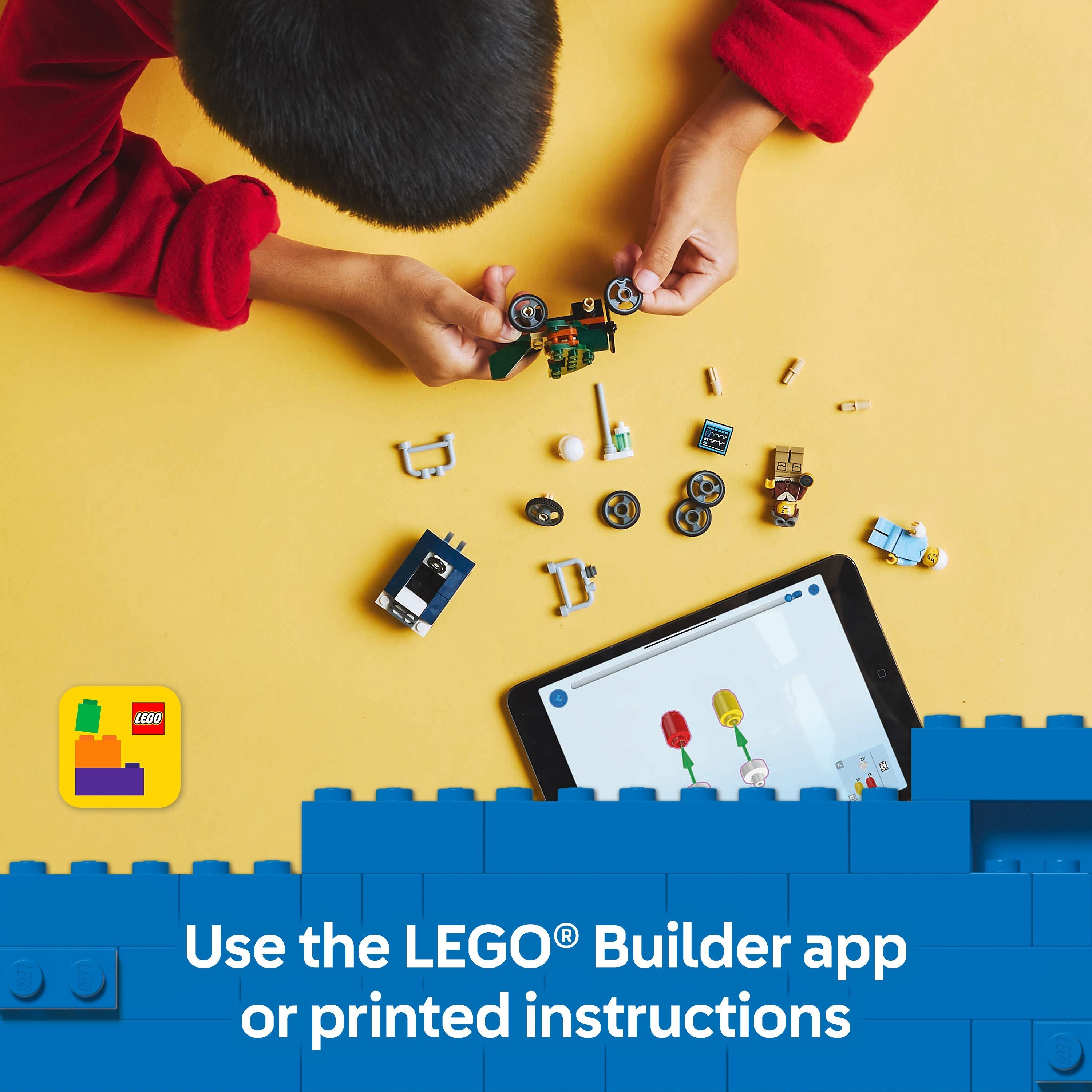 LEGO 60459 City Airplane vs. Hospital Bed Race Car Pack