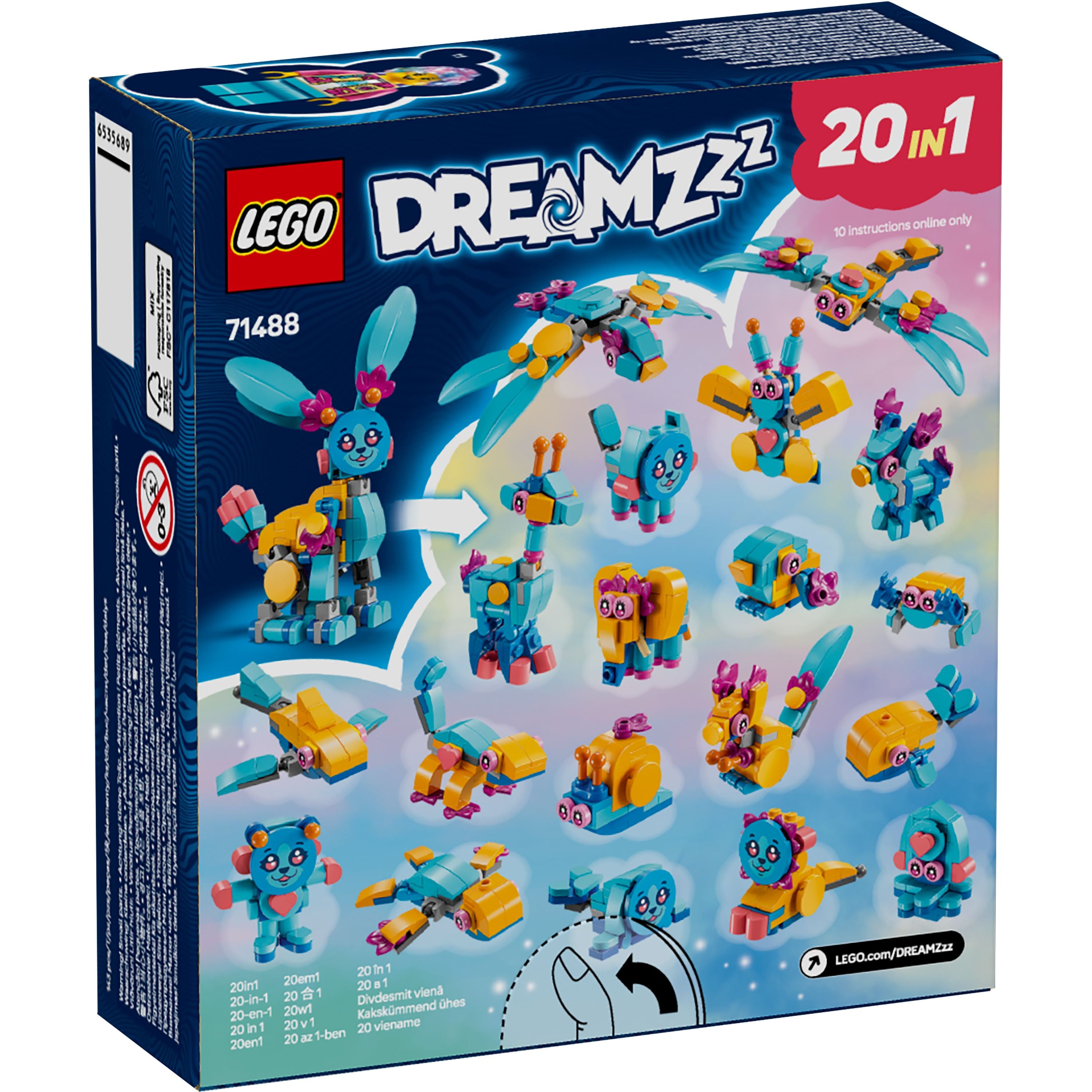 LEGO 71488 DREAMZzz Bunchu's Creative Animal Adventures
