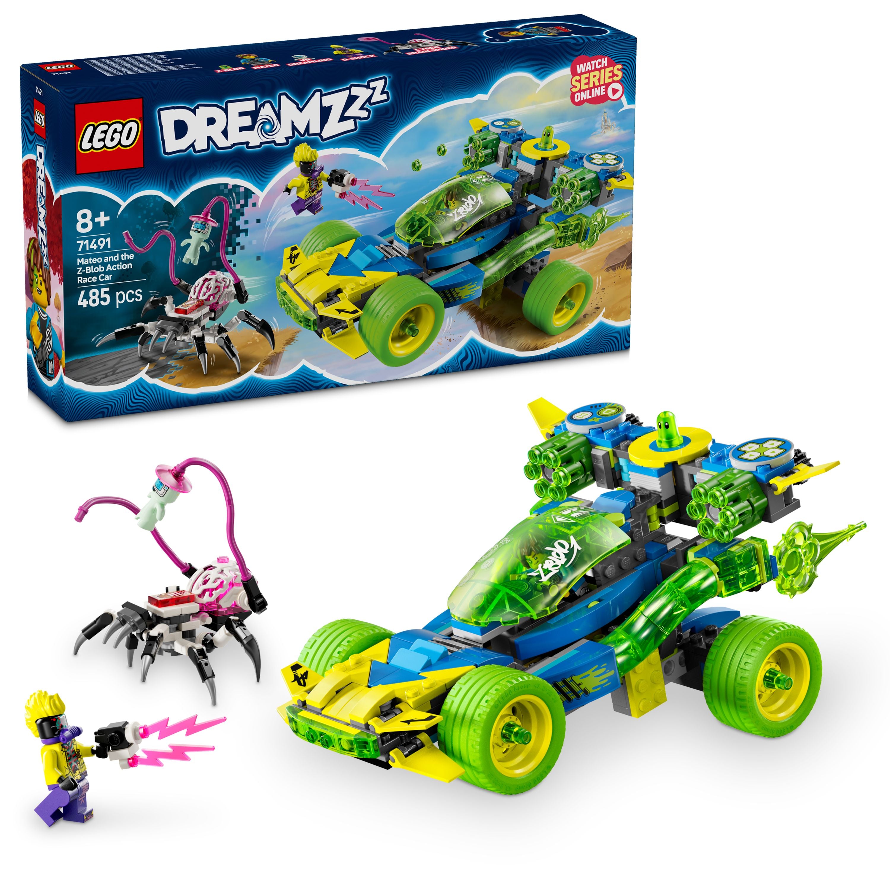 LEGO 71491 DREAMZzz Mateo and the Z-Blob Action Race Car