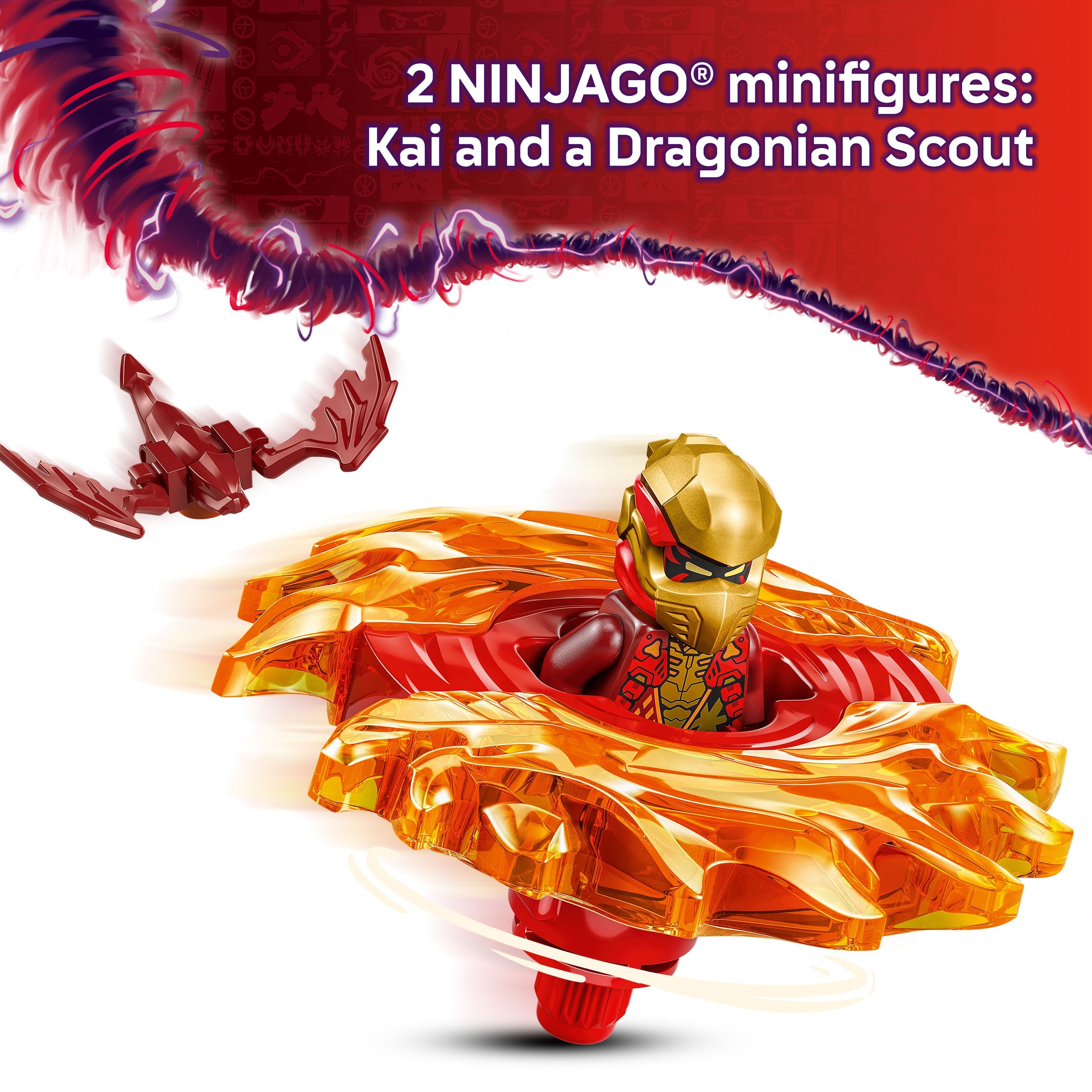 LEGO 71823 NINJAGO Kai's Dragon Spinjitzu Spinner