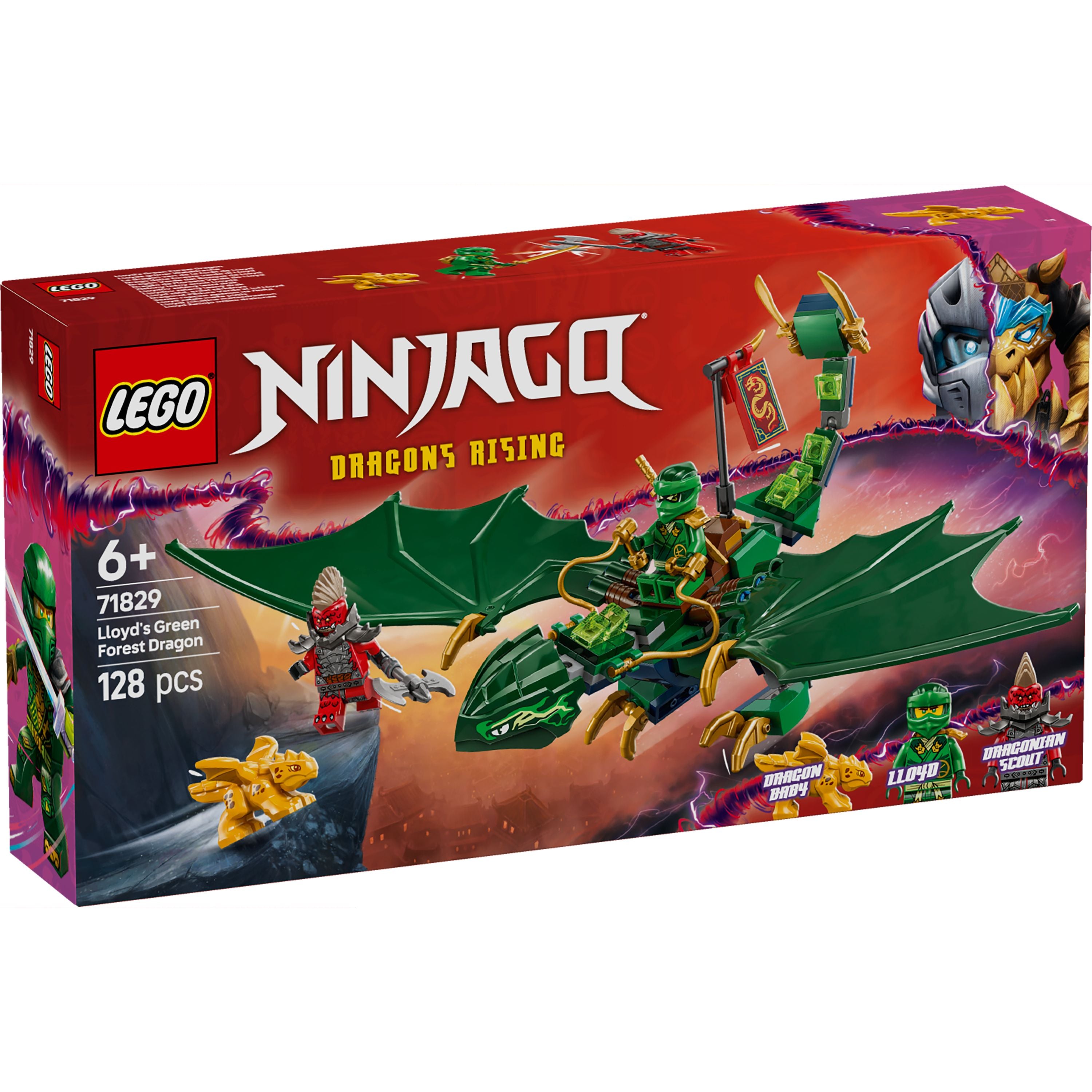 LEGO 71829 NINJAGO Lloyd's Green Forest Dragon