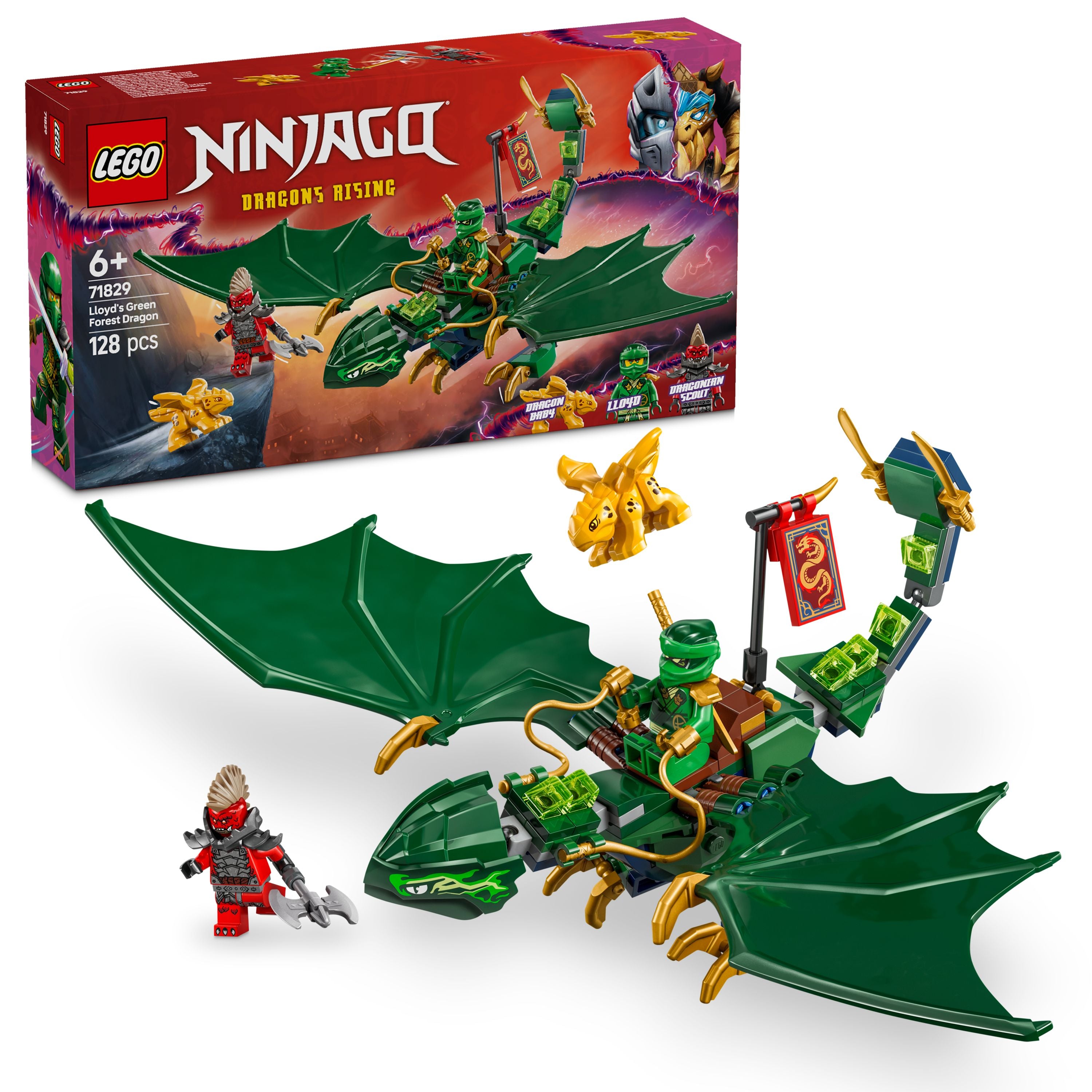 LEGO 71829 NINJAGO Lloyd's Green Forest Dragon
