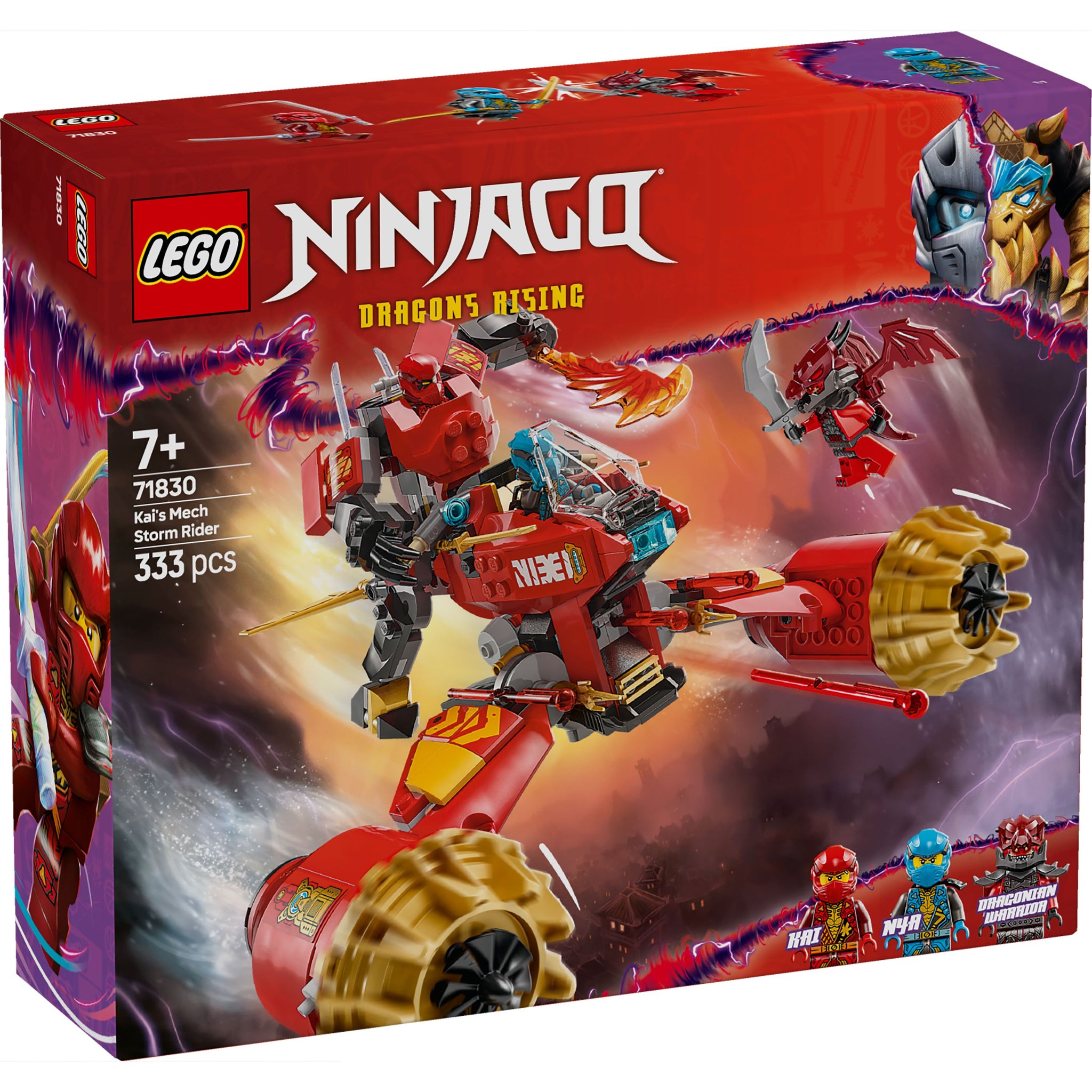 Kai Rider Pack LEGO 71830 NINJAGO Kai's Mech Storm Rider – Toyworld Australia