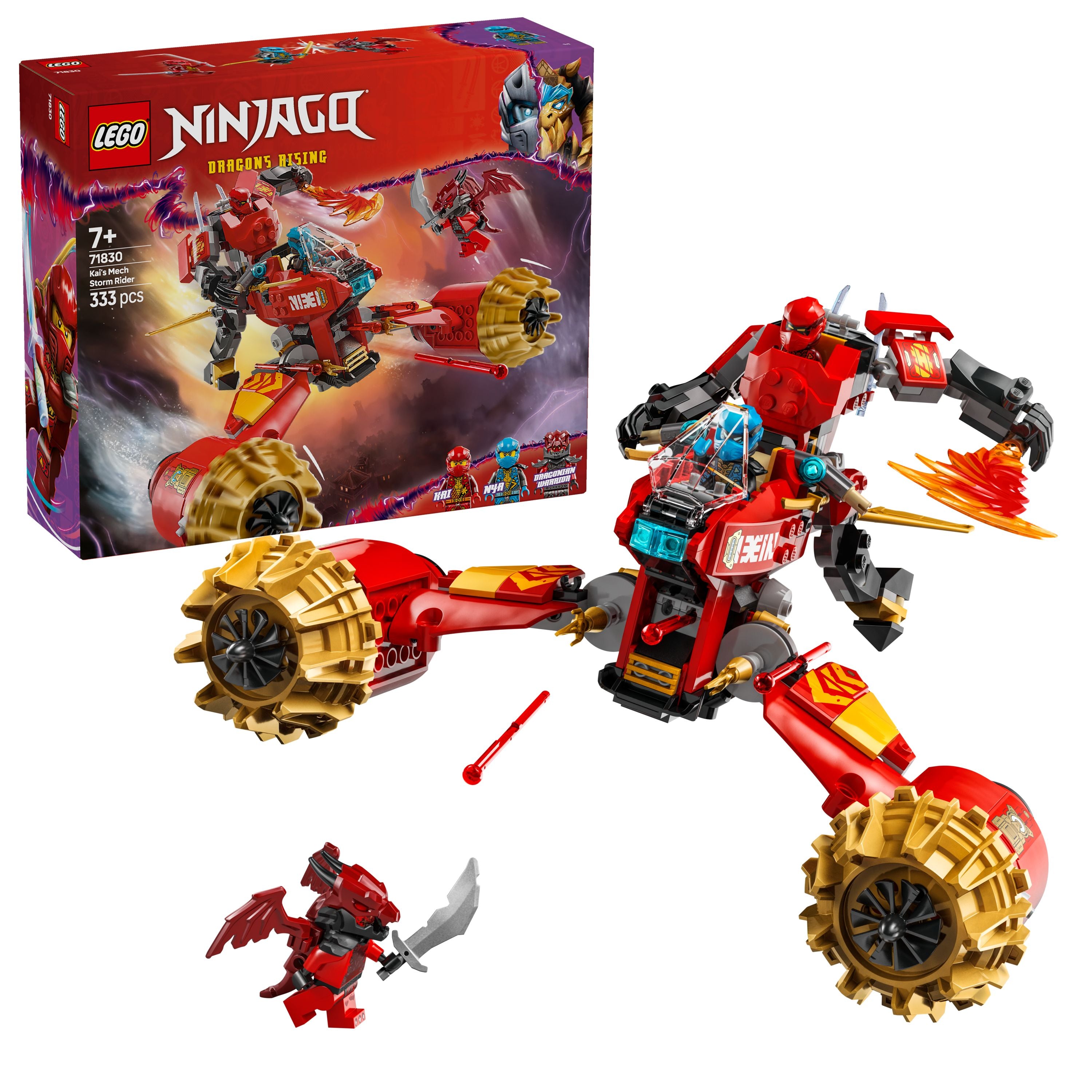 LEGO 71830 NINJAGO Kai's Mech Storm Rider