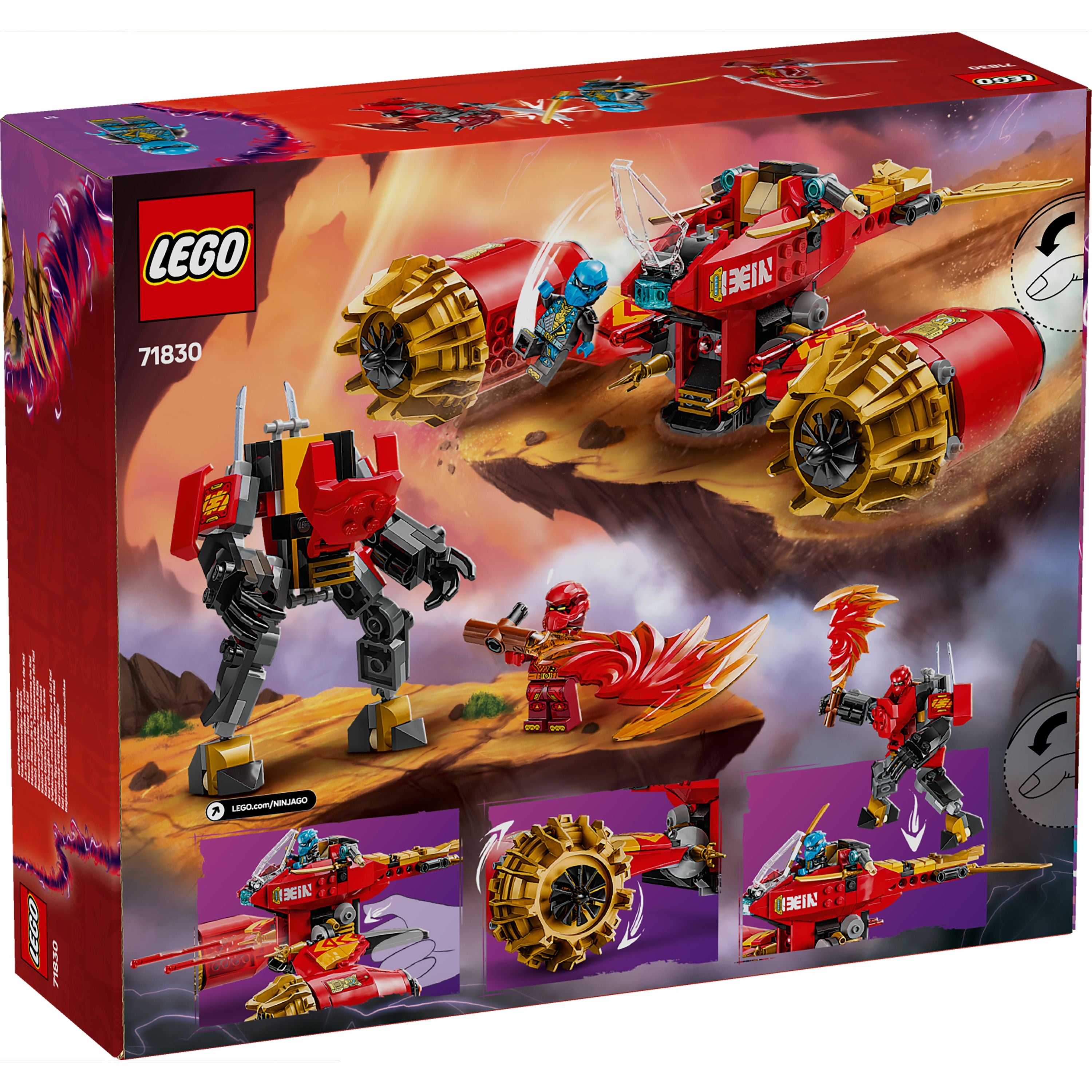 LEGO 71830 NINJAGO Kai's Mech Storm Rider