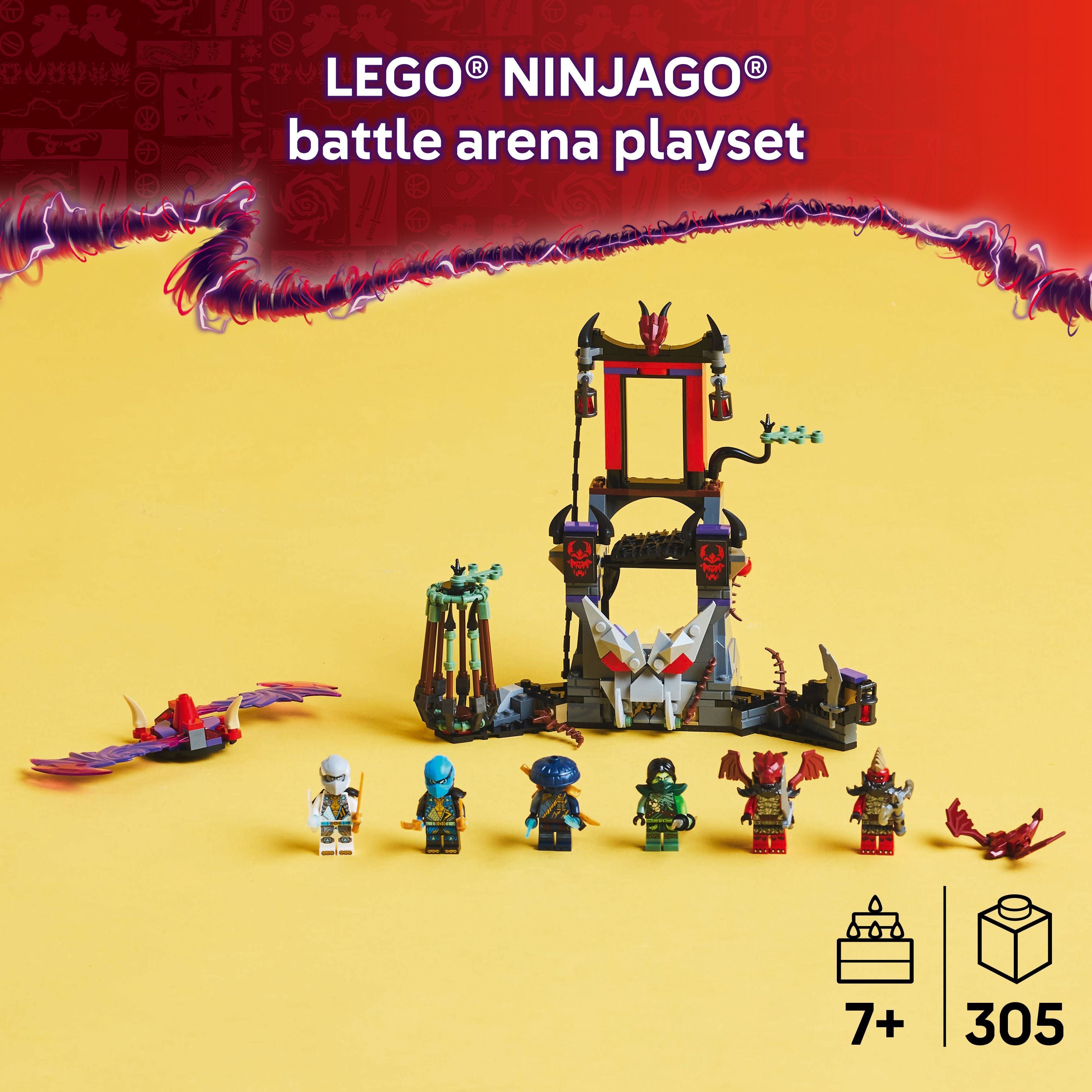 LEGO 71841 NINJAGO Dragonian Storm Village – Toyworld Australia