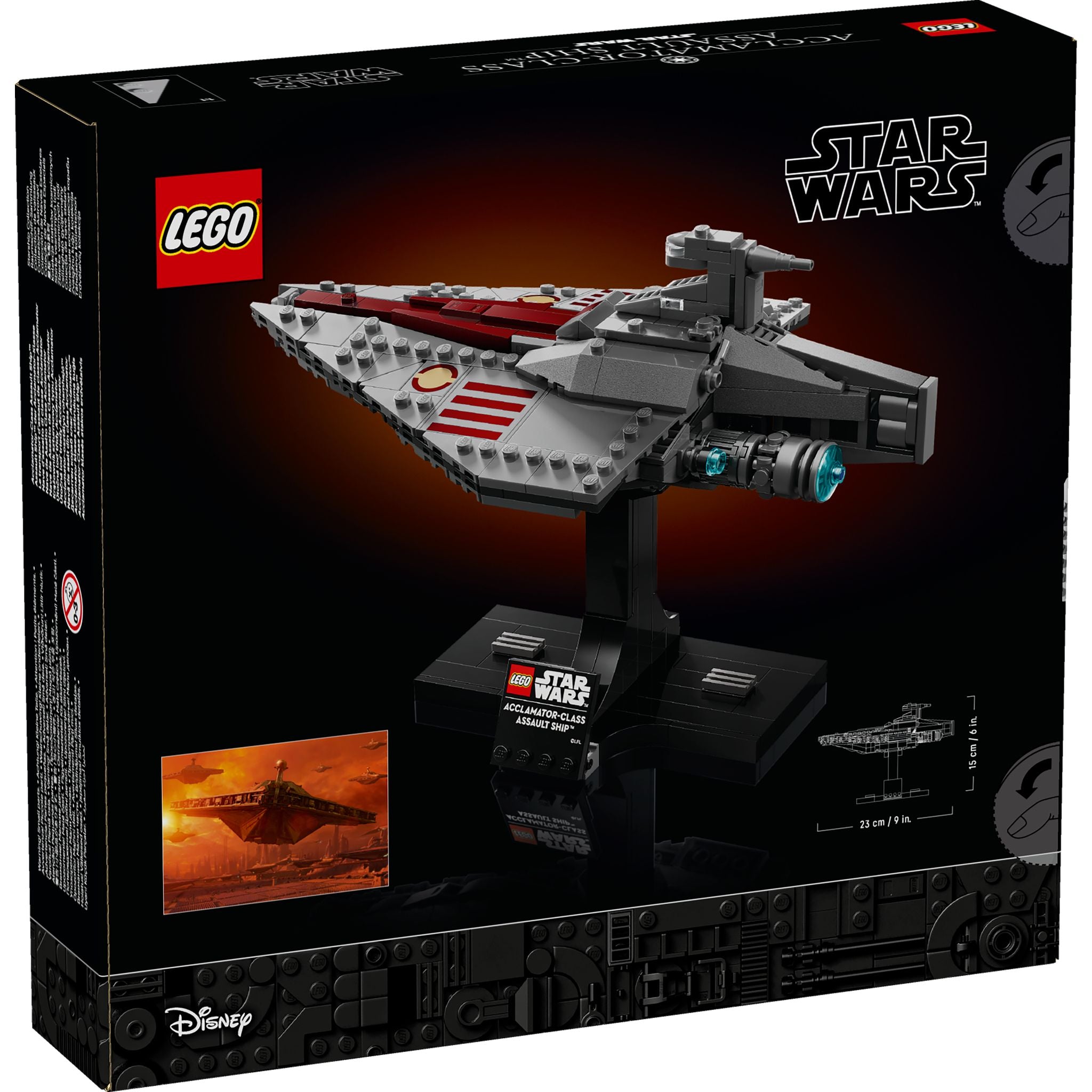 LEGO 75404 Star Wars Acclamator-Class Assault Ship