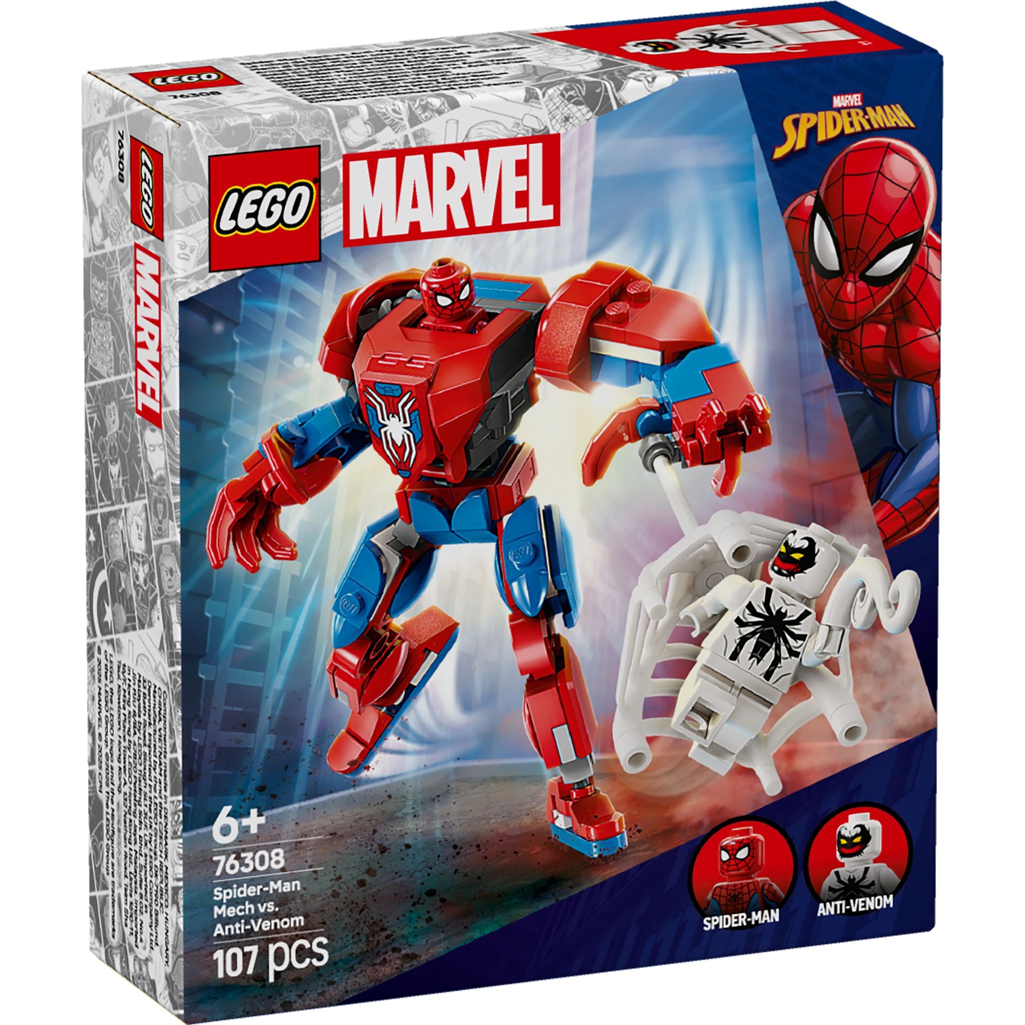 LEGO 76308 Super Heroes Marvel Spider-Man Mech vs. Anti-Venom
