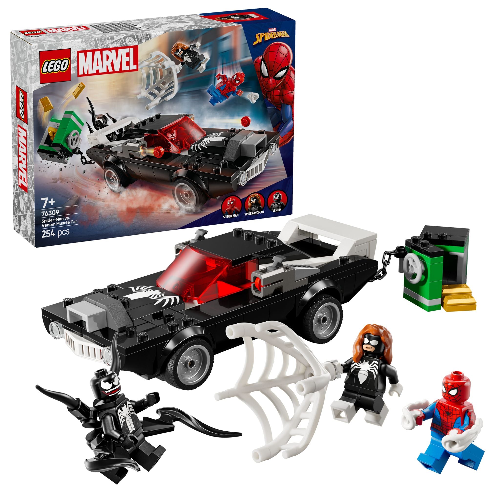 LEGO 76309 Super Heroes Spider-Man vs. Venom Muscle Car