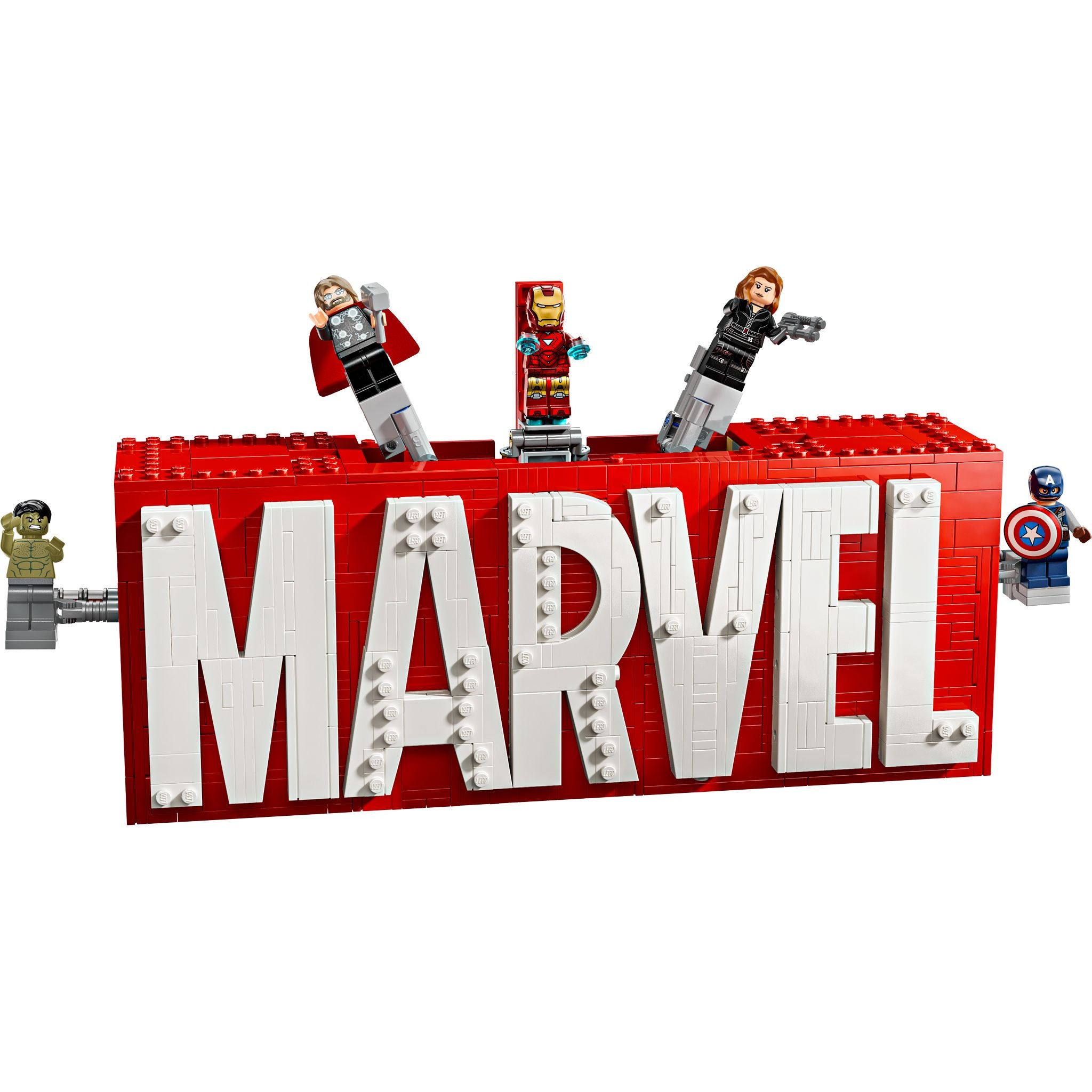 LEGO 76313 Marvel Super Heroes MARVEL Logo & Minifigures