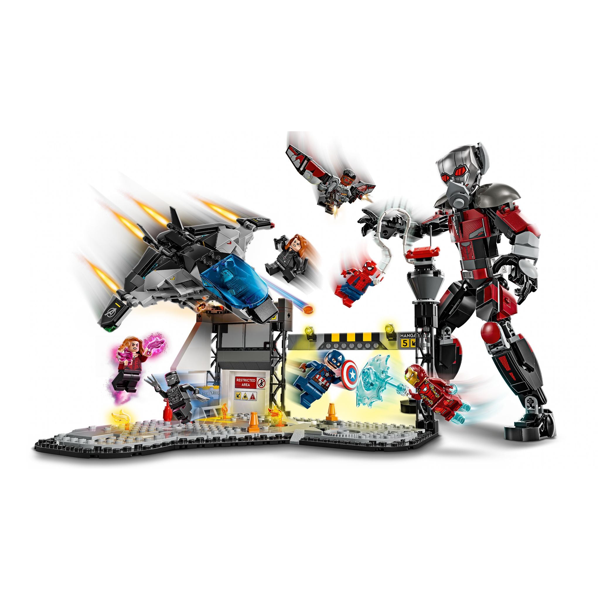 LEGO 76314 Super Heroes Captain America: Civil War Action Battle