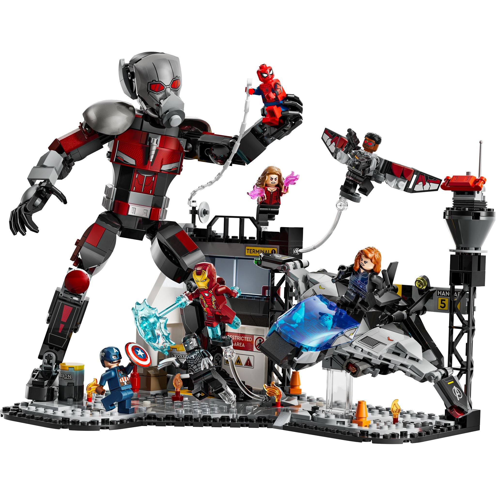 LEGO 76314 Super Heroes Captain America: Civil War Action Battle