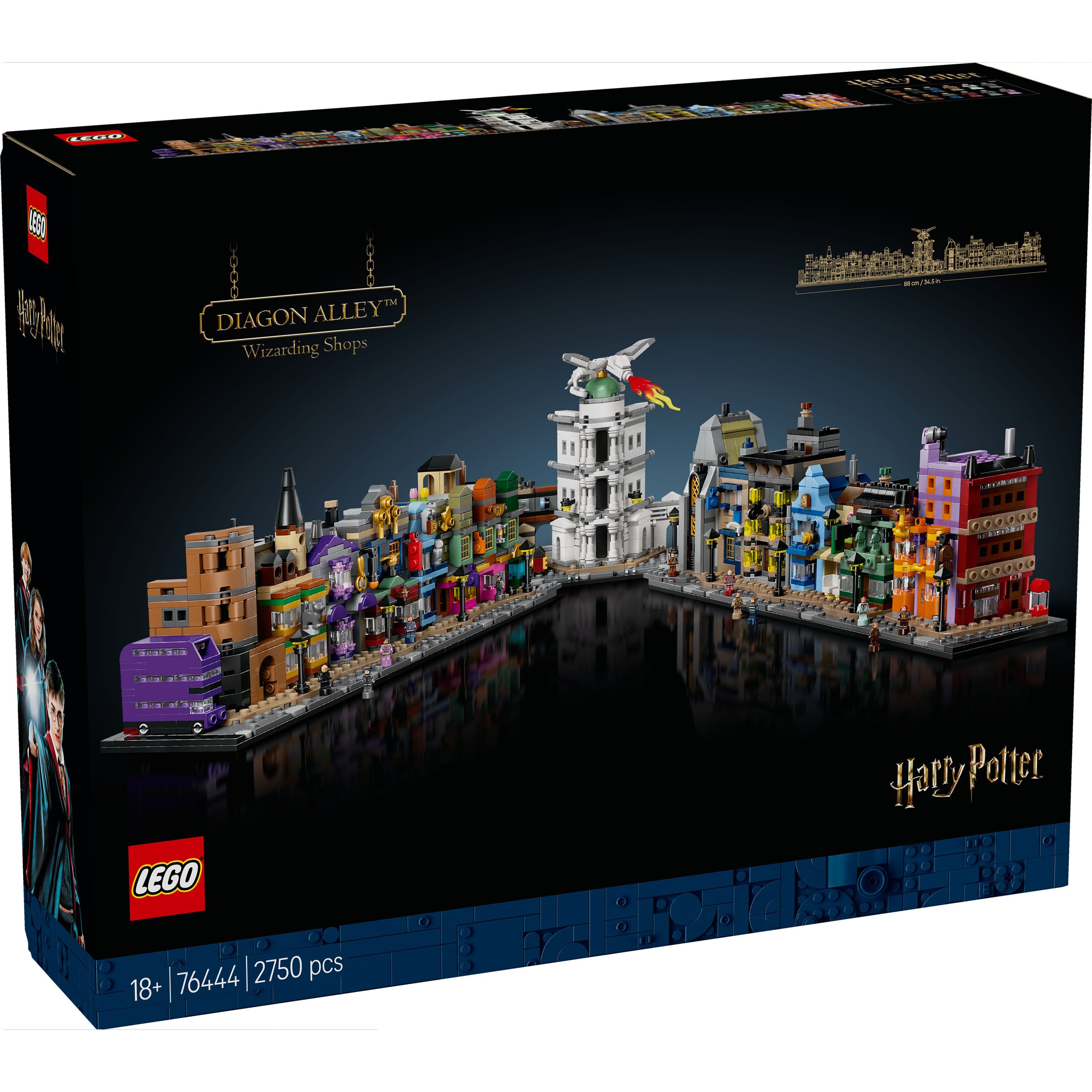 LEGO 76444 Harry Potter Diagon Alley Wizarding Shops