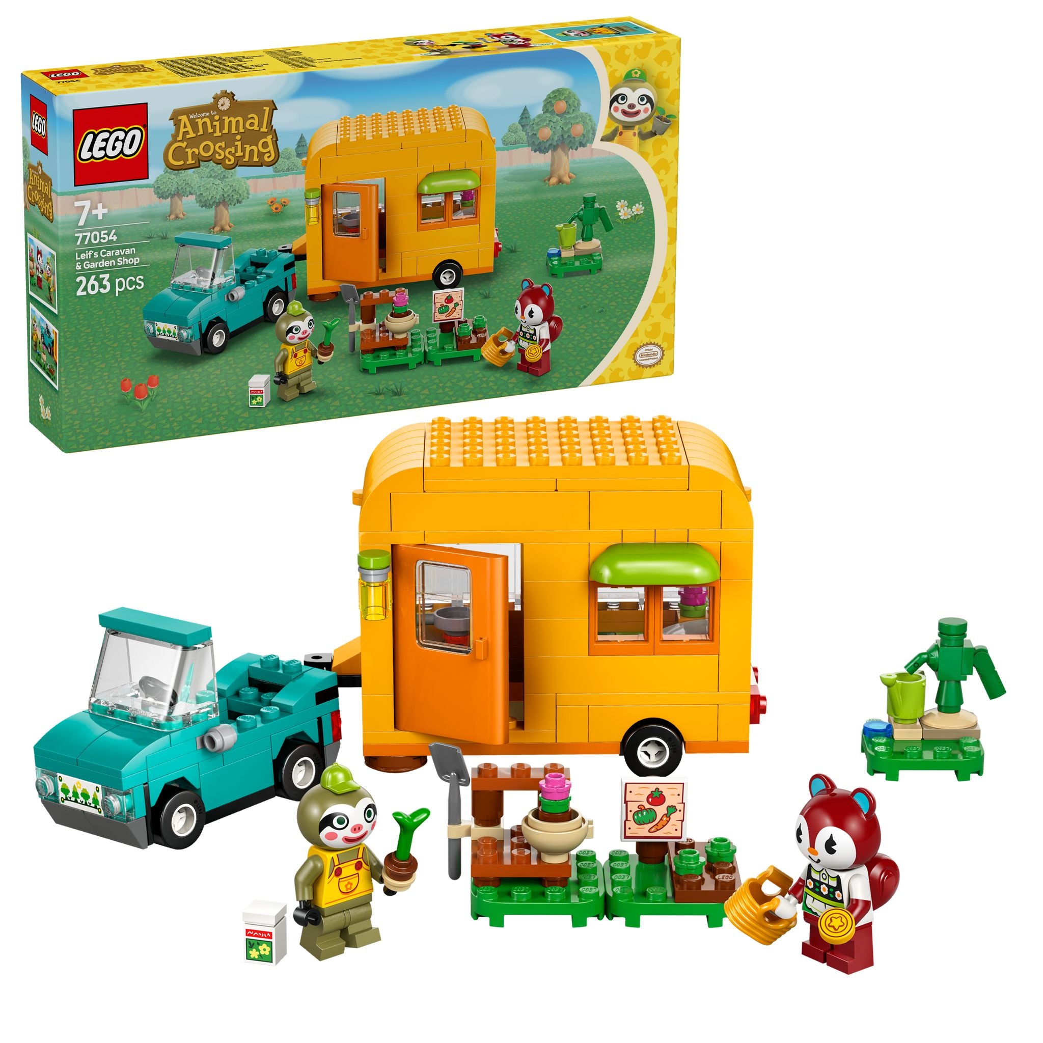 LEGO 77054 Animal Crossing Leif's Caravan & Garden Shop