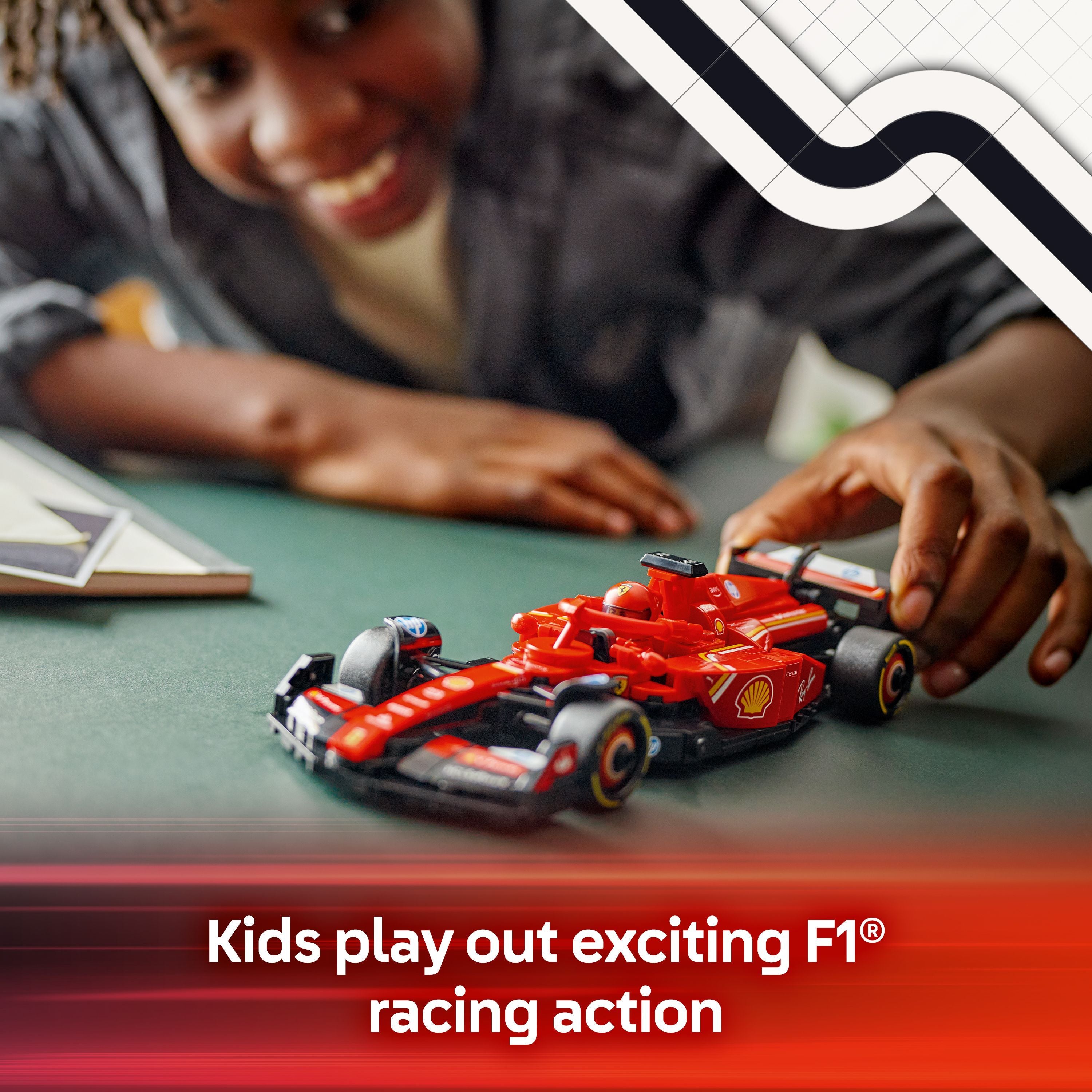 LEGO 77242 Speed Champions Ferrari SF-24 F1 Race Car