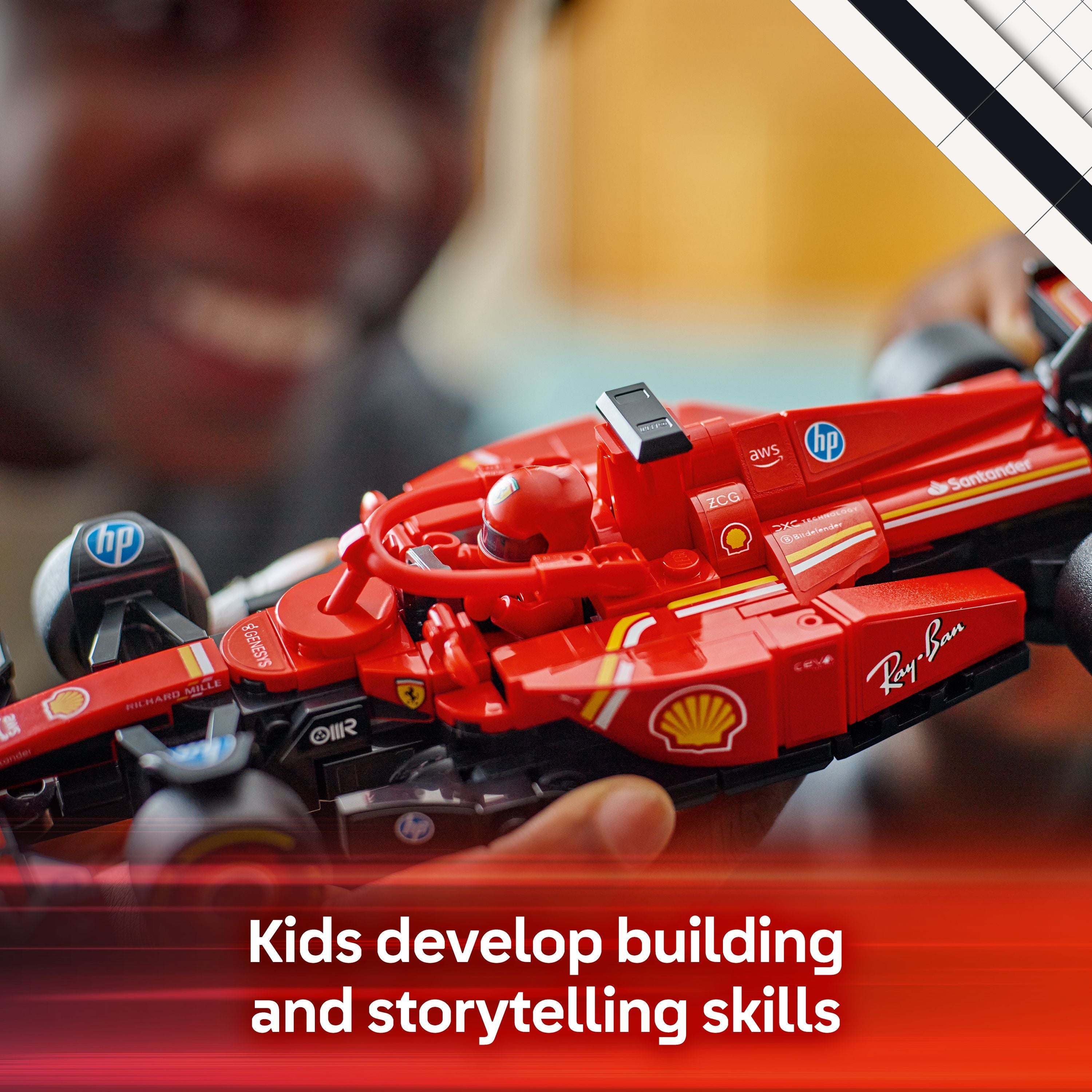 LEGO 77242 Speed Champions Ferrari SF-24 F1 Race Car