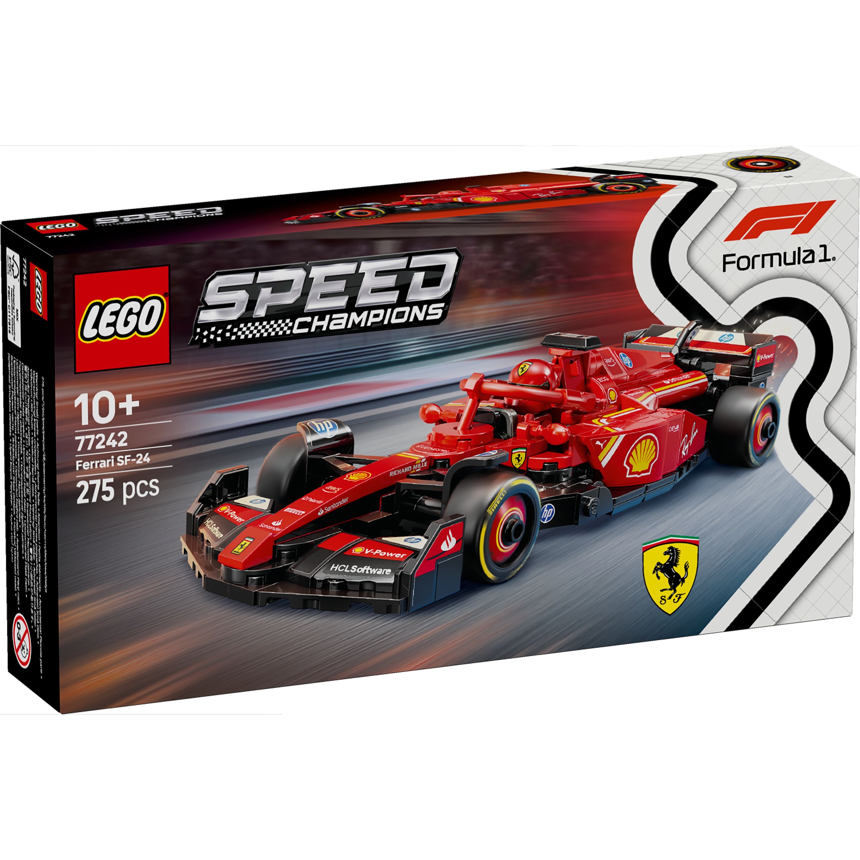 LEGO 77242 Speed Champions Ferrari SF-24 F1 Race Car