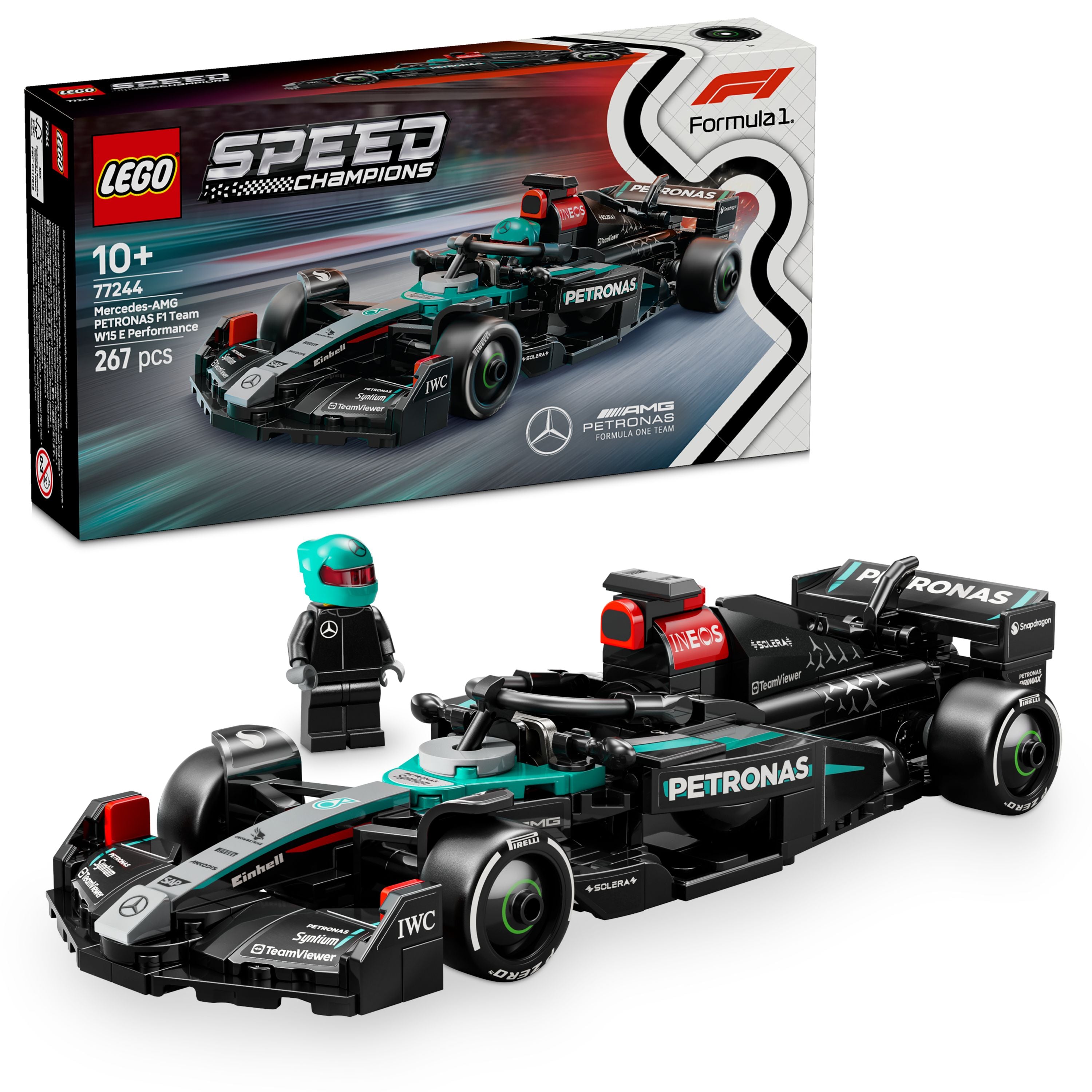 LEGO 77244 Speed Champions Mercedes-AMG F1 W15 Race Car