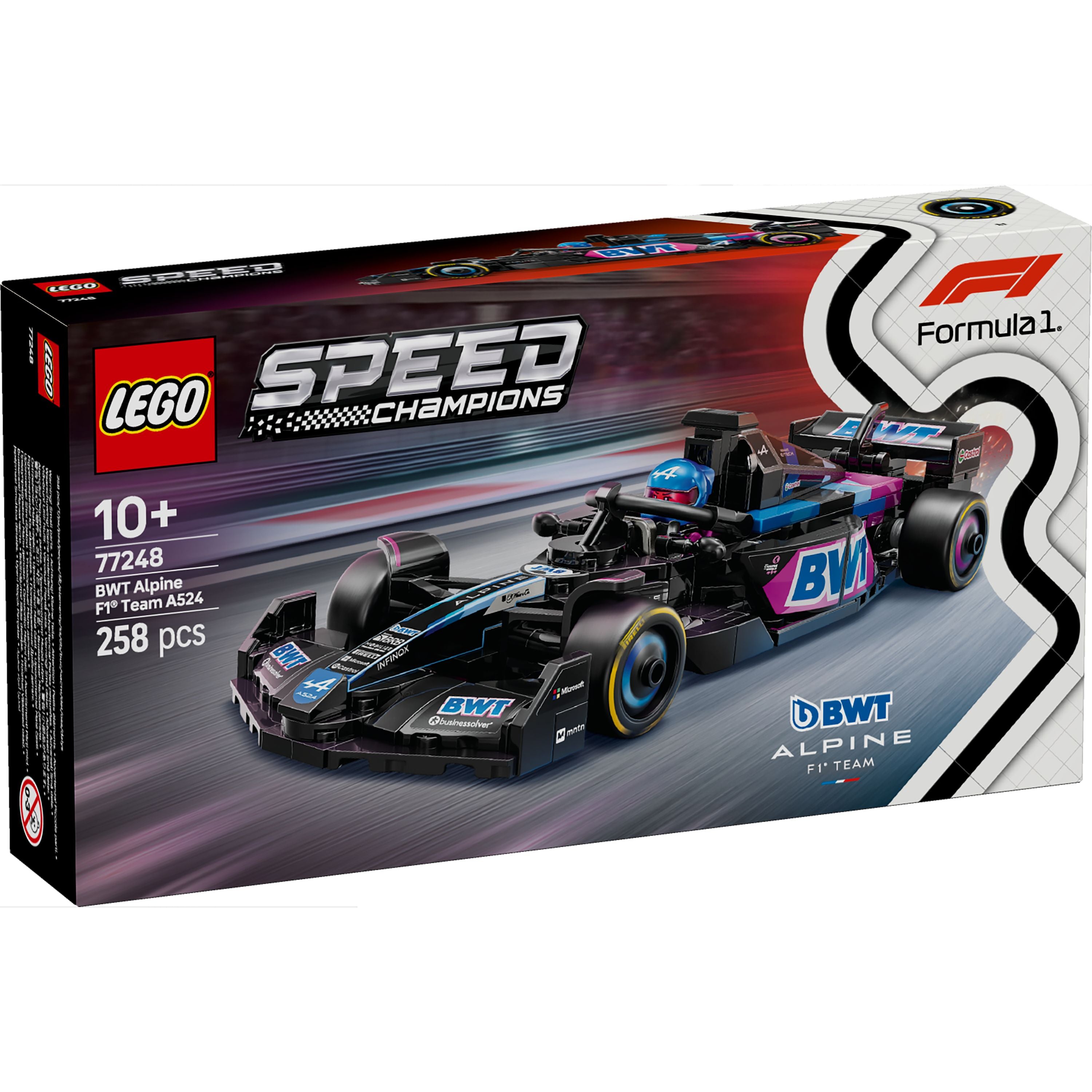 LEGO 77248 Speed Champions BWT Alpine F1 Team A524 Race Car