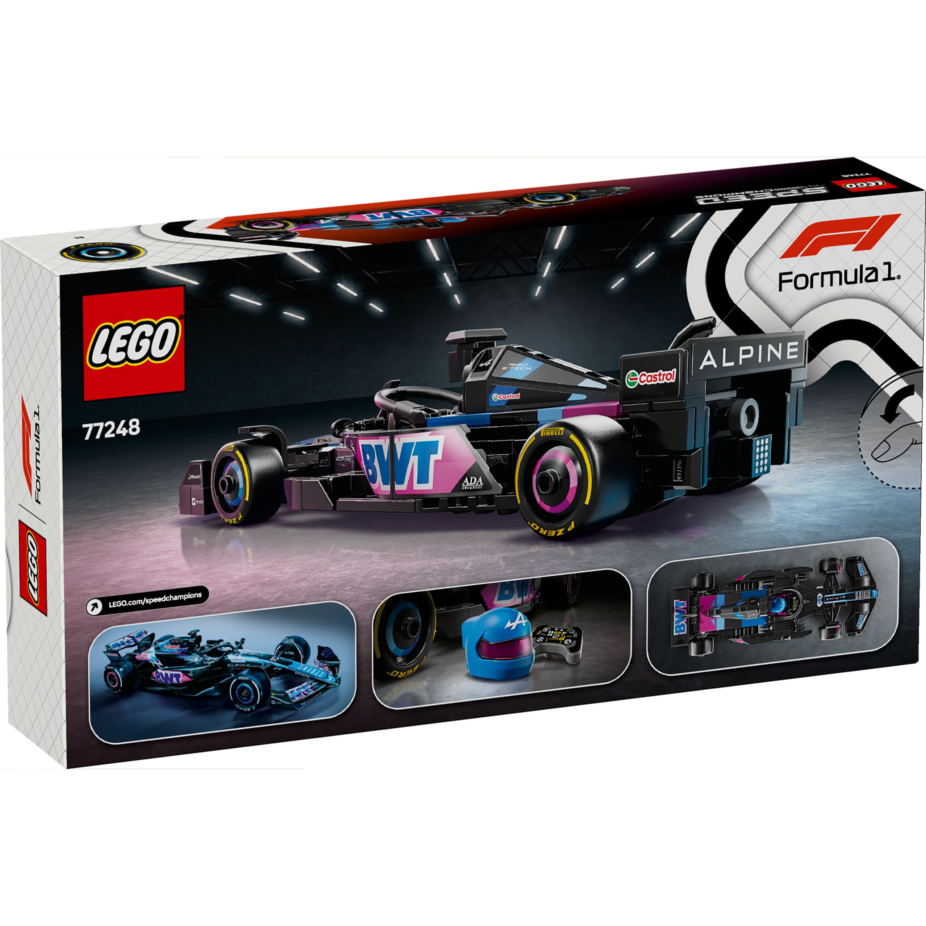 LEGO 77248 Speed Champions BWT Alpine F1 Team A524 Race Car