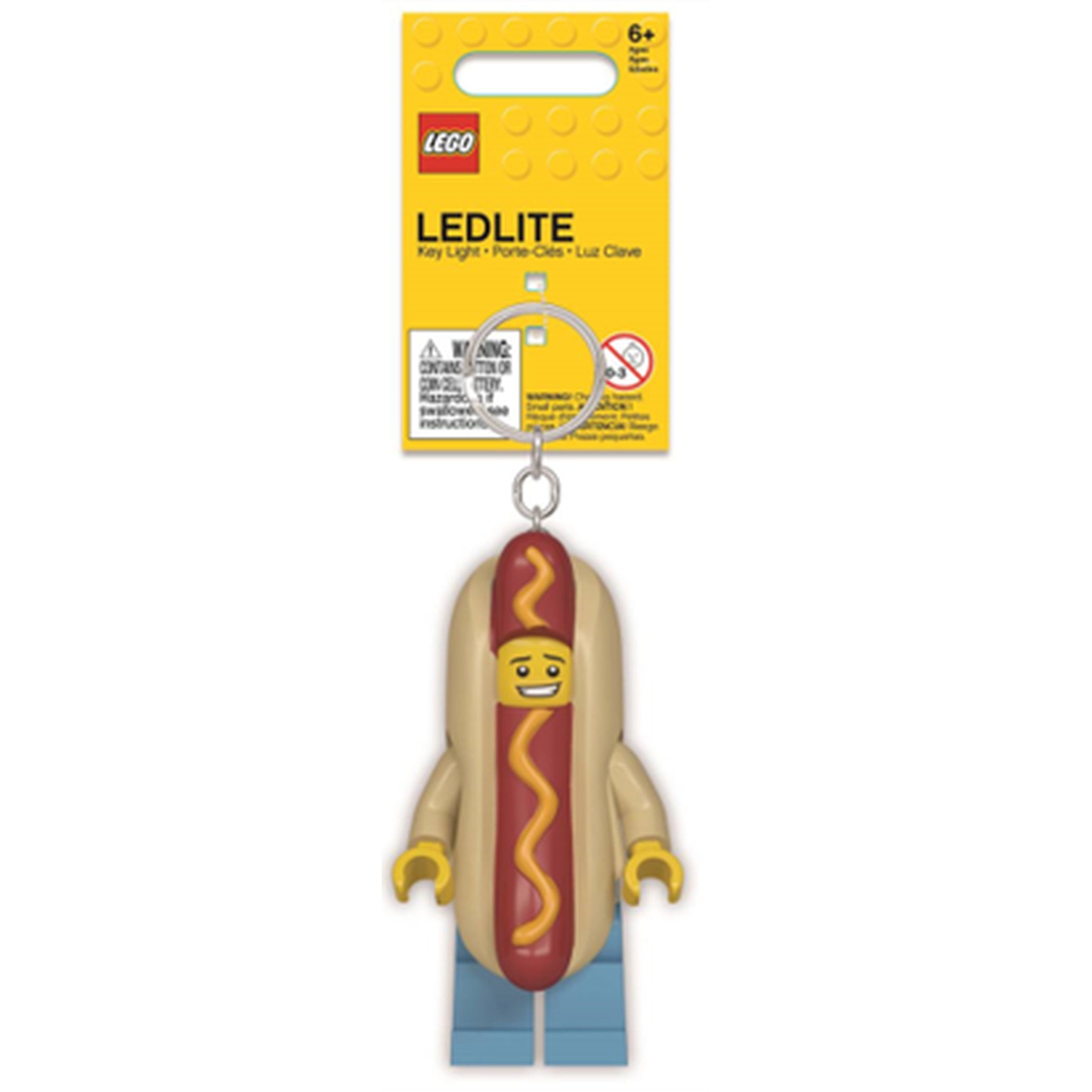 LEGO Minifigures Keychain Light Hotdog Man