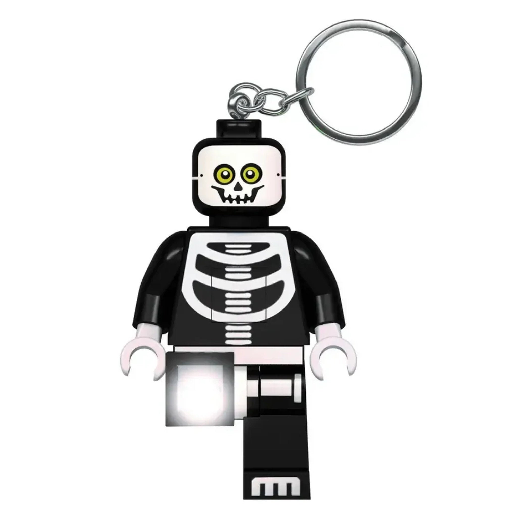 LEGO Minifigures Keychain LED Key Light Skeleton