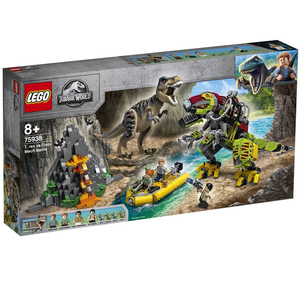 LEGO 75938 JURASSIC WORLD T.REX VS DINO-MECH BATTLE